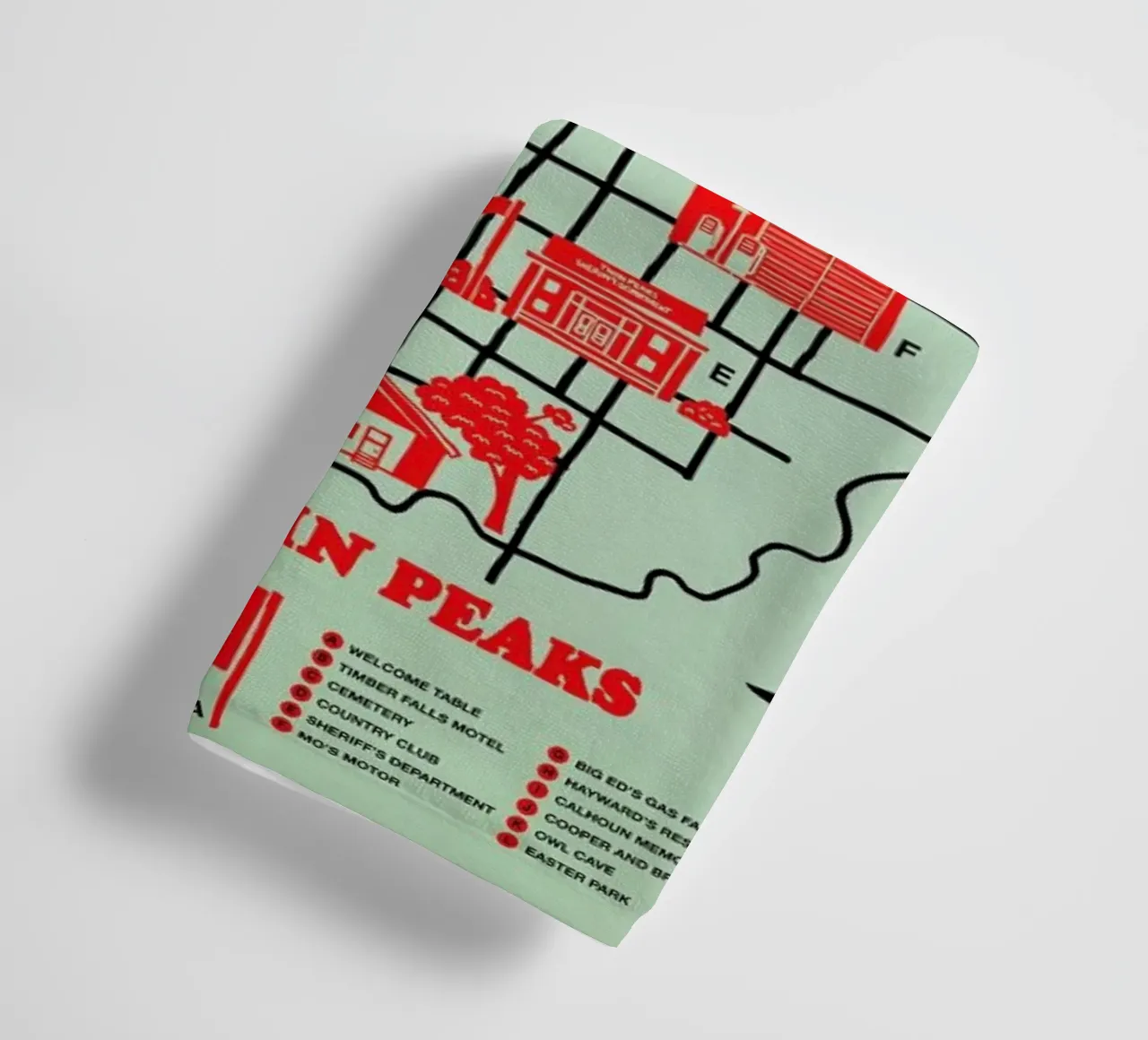 Twin Peaks asciugamano da bagno da Róbert Farkas