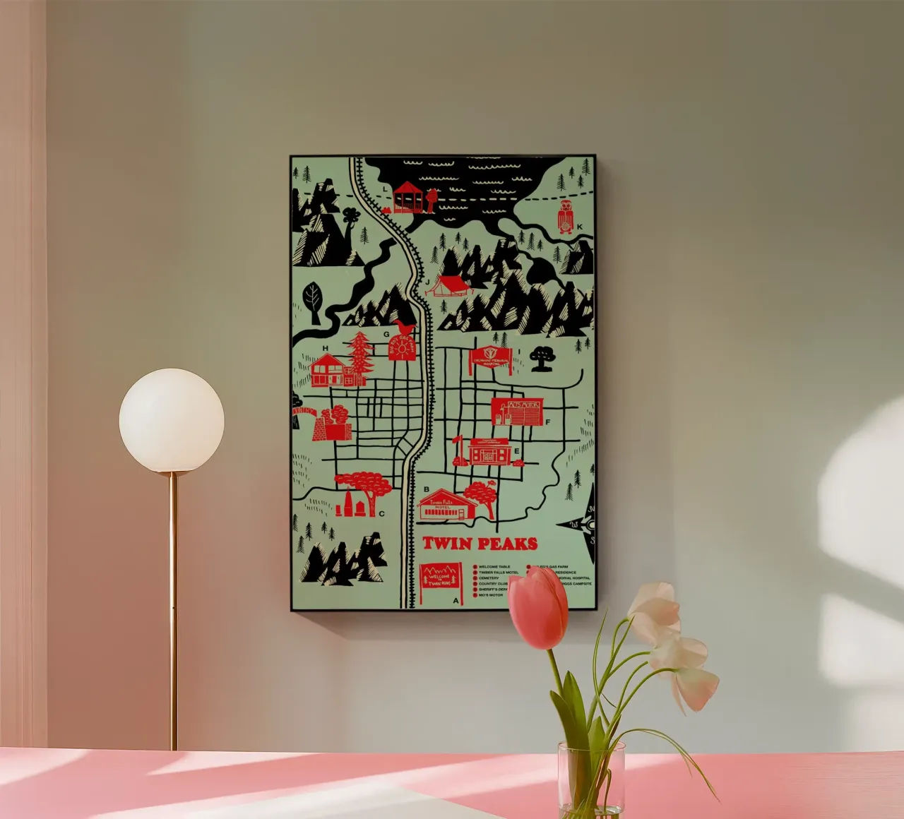 Twin Peaks plexiglass da Róbert Farkas