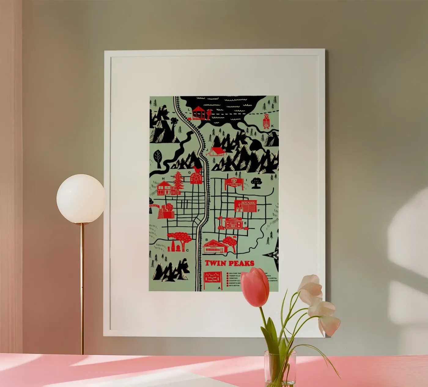 Twin Peaks poster da Róbert Farkas