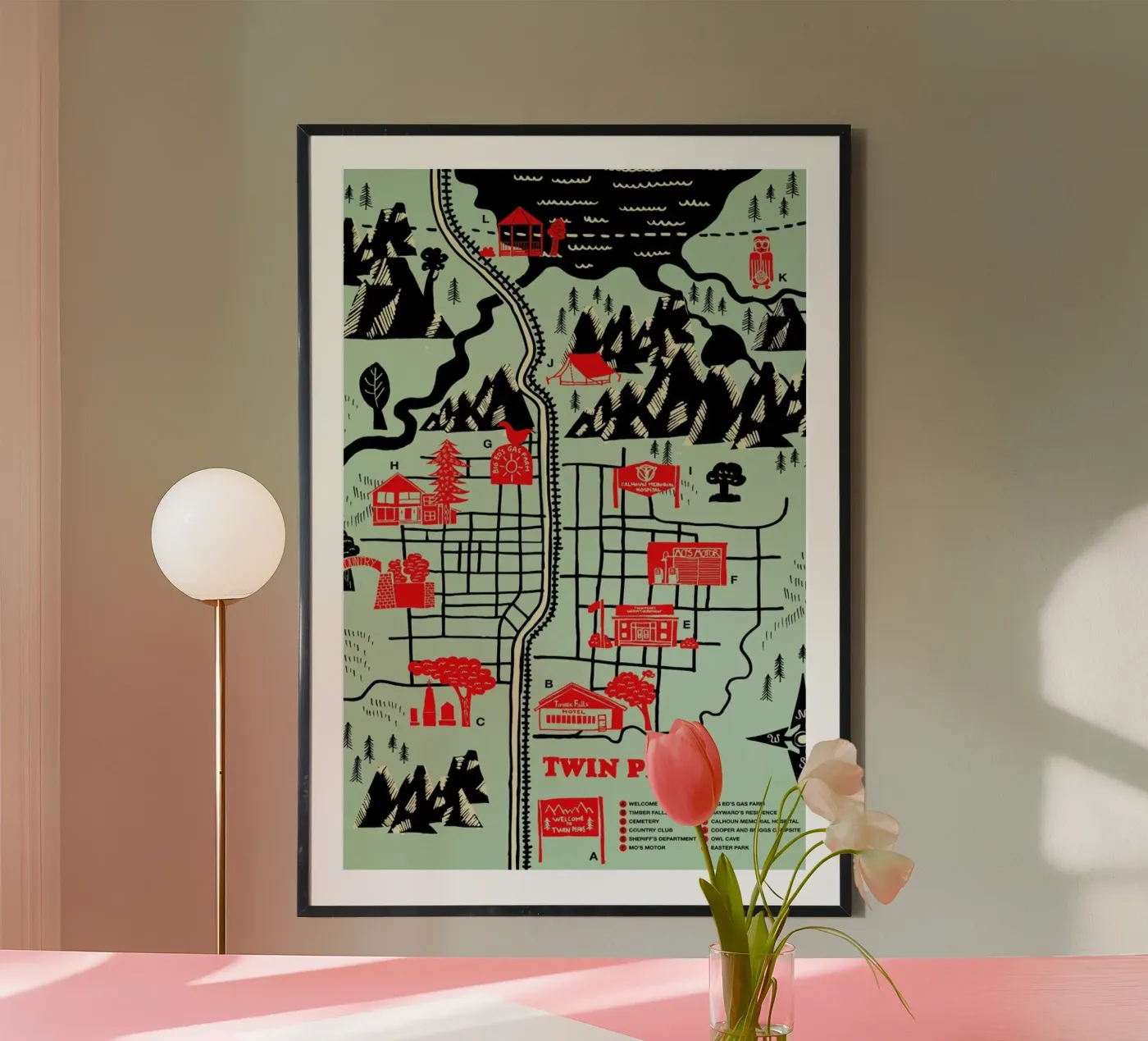 Twin Peaks poster da Róbert Farkas