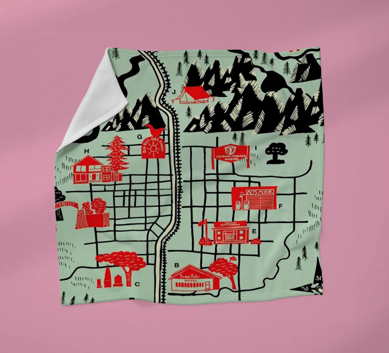 Twin Peaks coperta in pile da Róbert Farkas