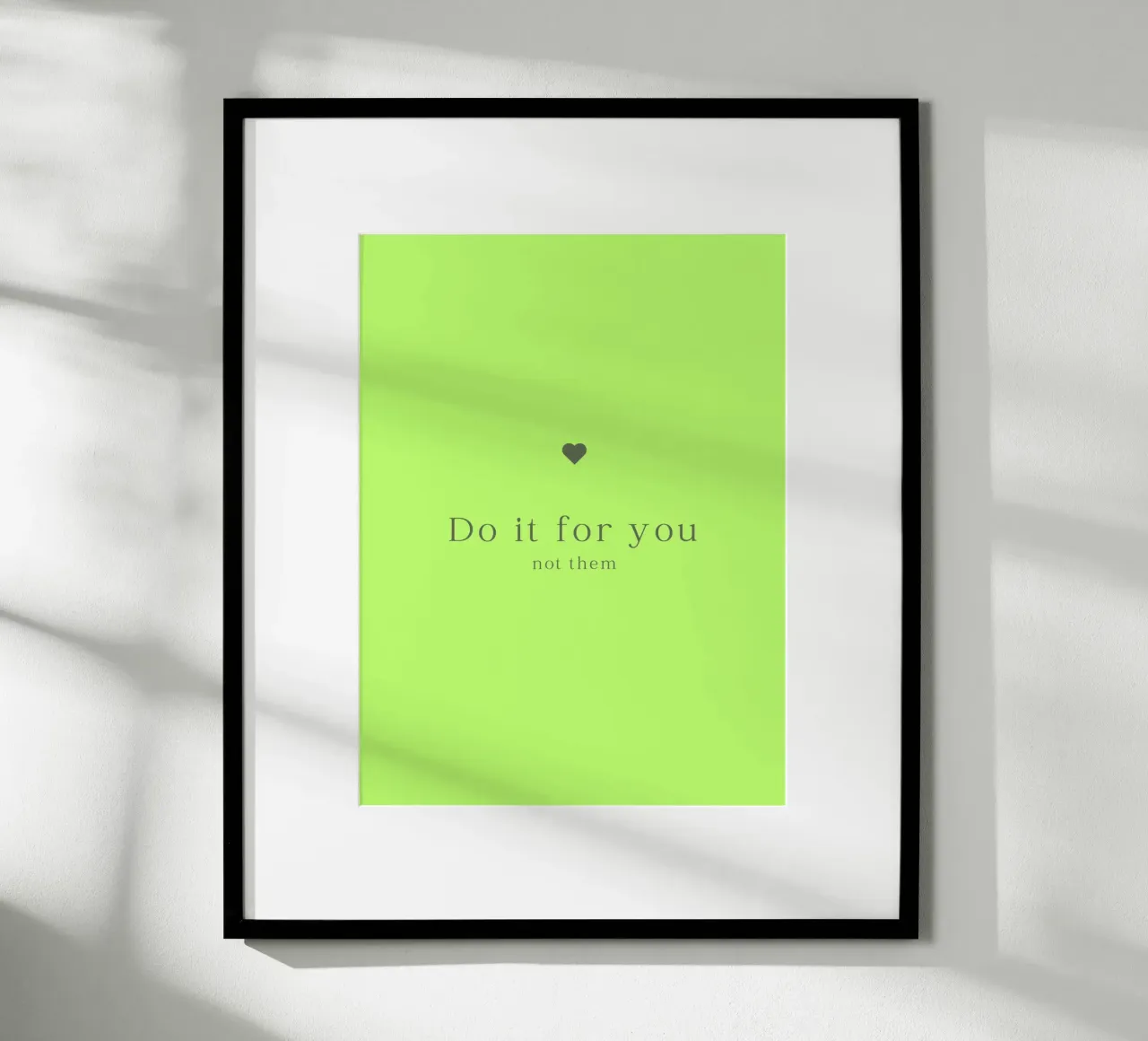 Daily Motivational Quotes poster con telaio in alluminio da Dreamer10