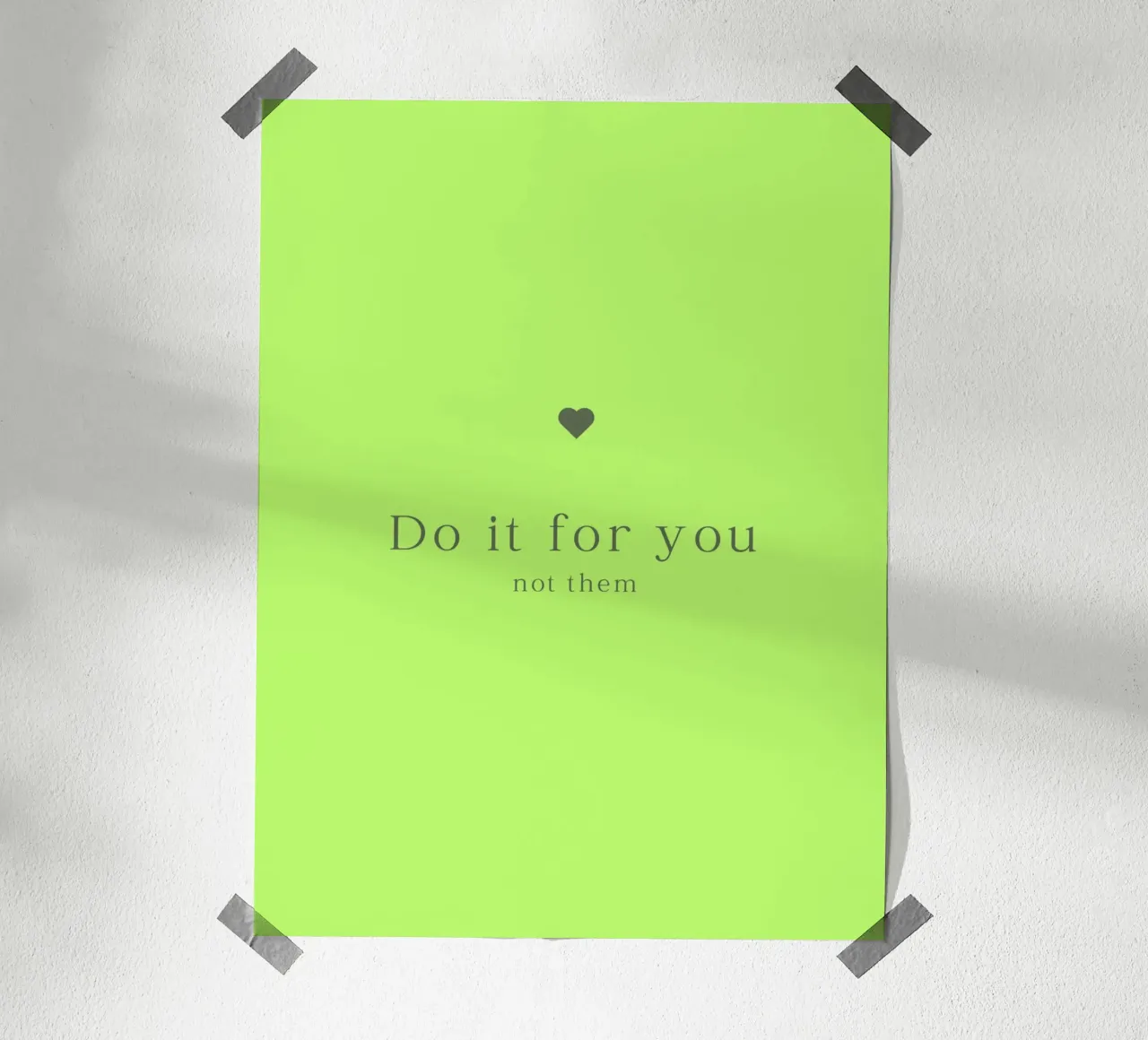 Daily Motivational Quotes poster con telaio in alluminio da Dreamer10