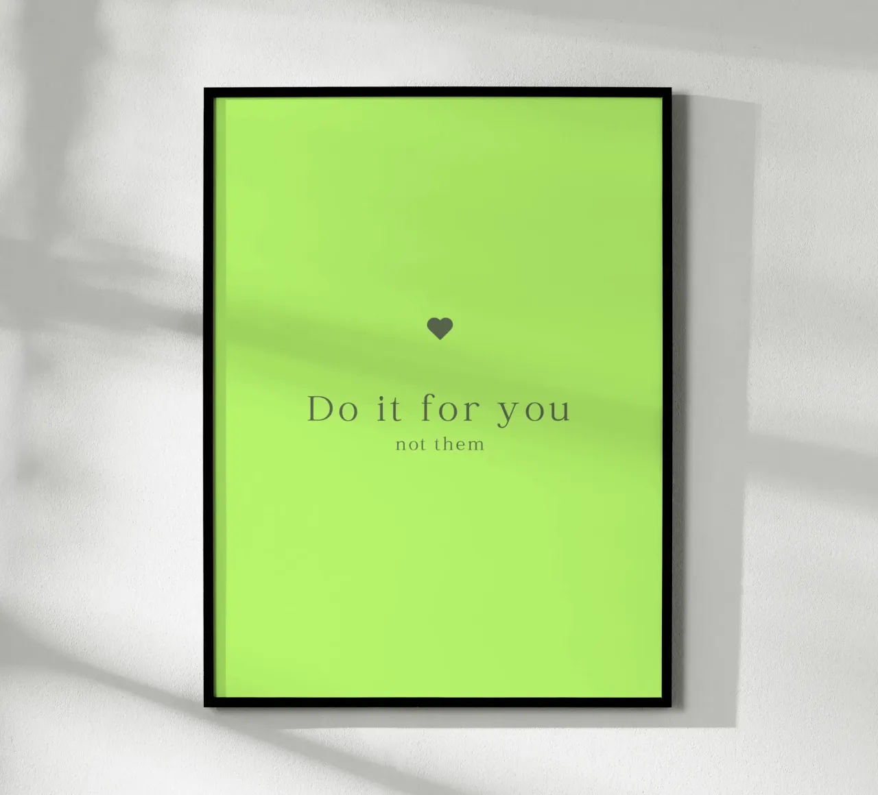 Daily Motivational Quotes poster con telaio in alluminio da Dreamer10