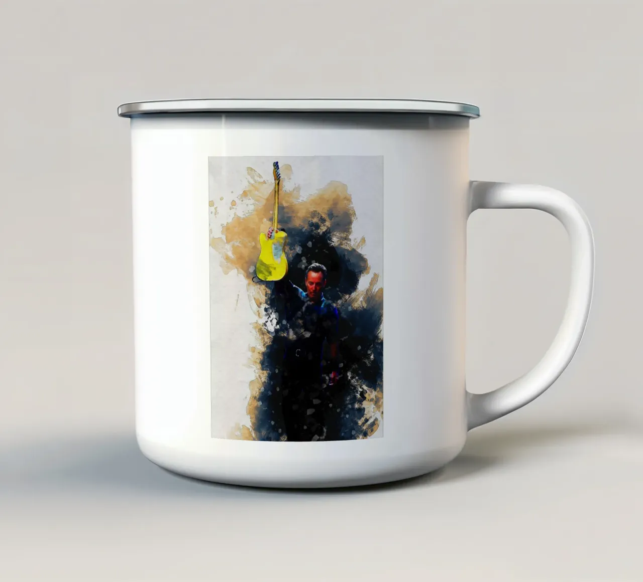 Sbaffo Bruce Springsteen tazza in smalto da Gunawan Rb