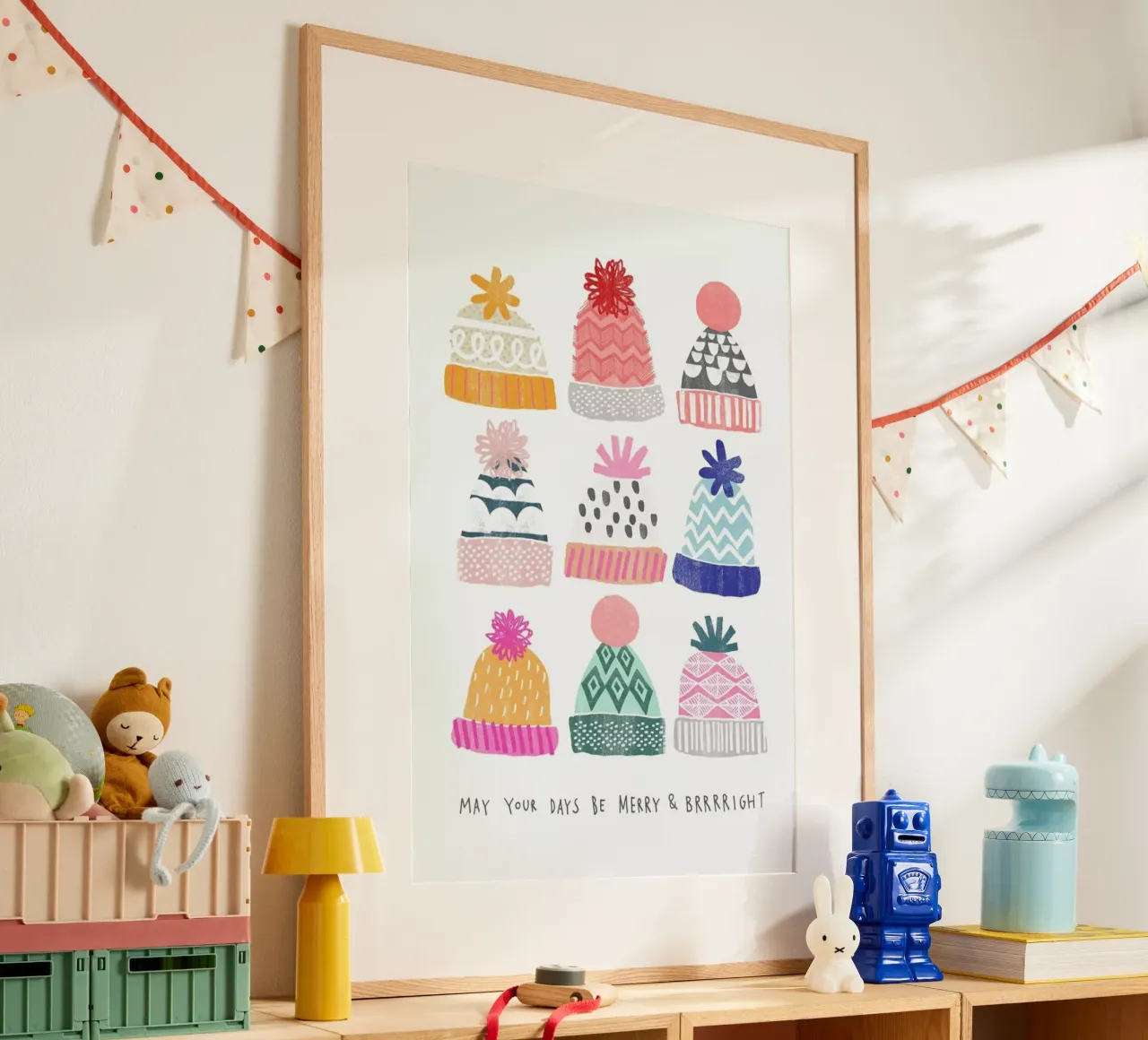 Cold Outside No. 2 poster with plastic frame by typealive
