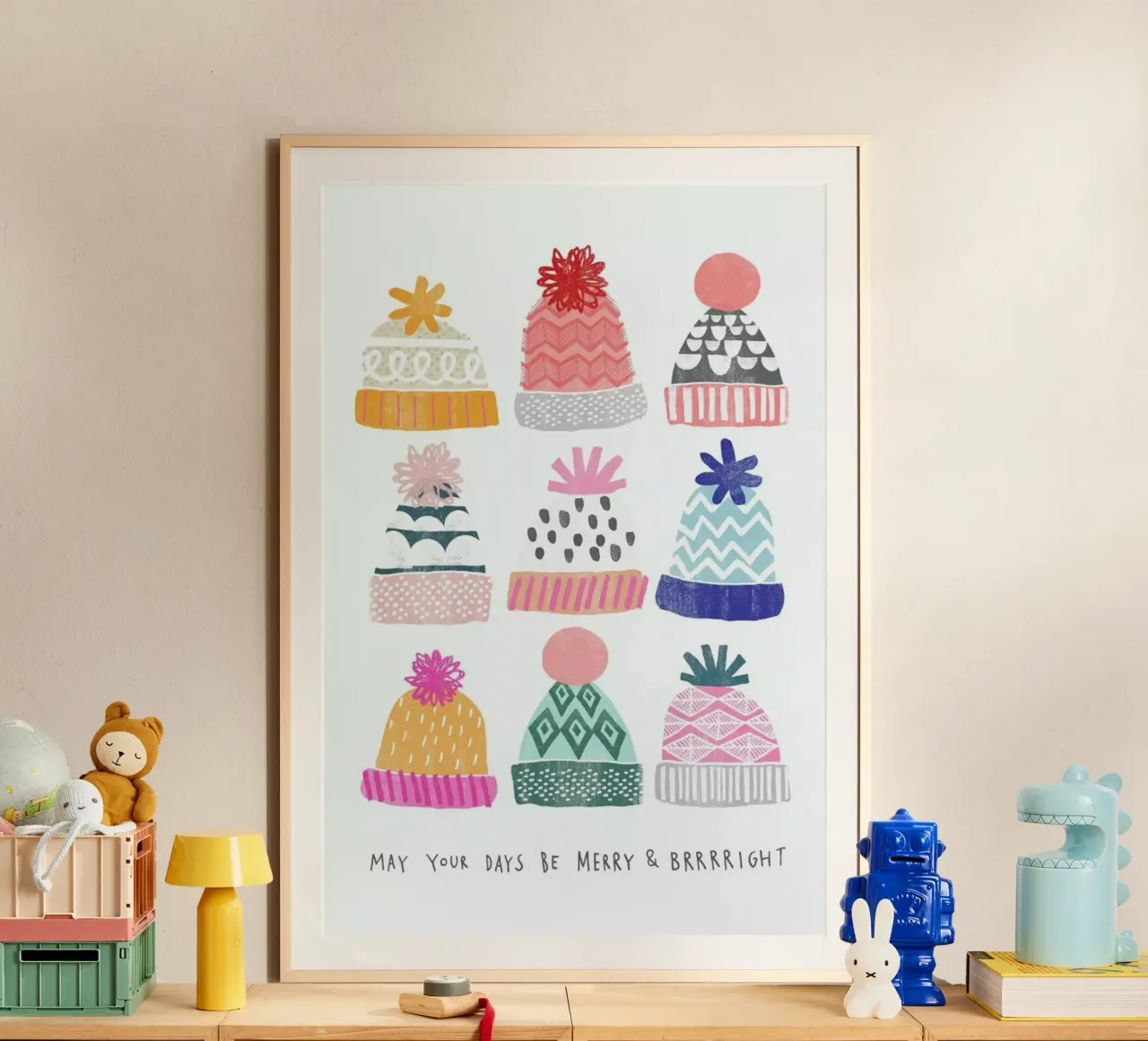 Cold Outside No. 2 poster with plastic frame by typealive