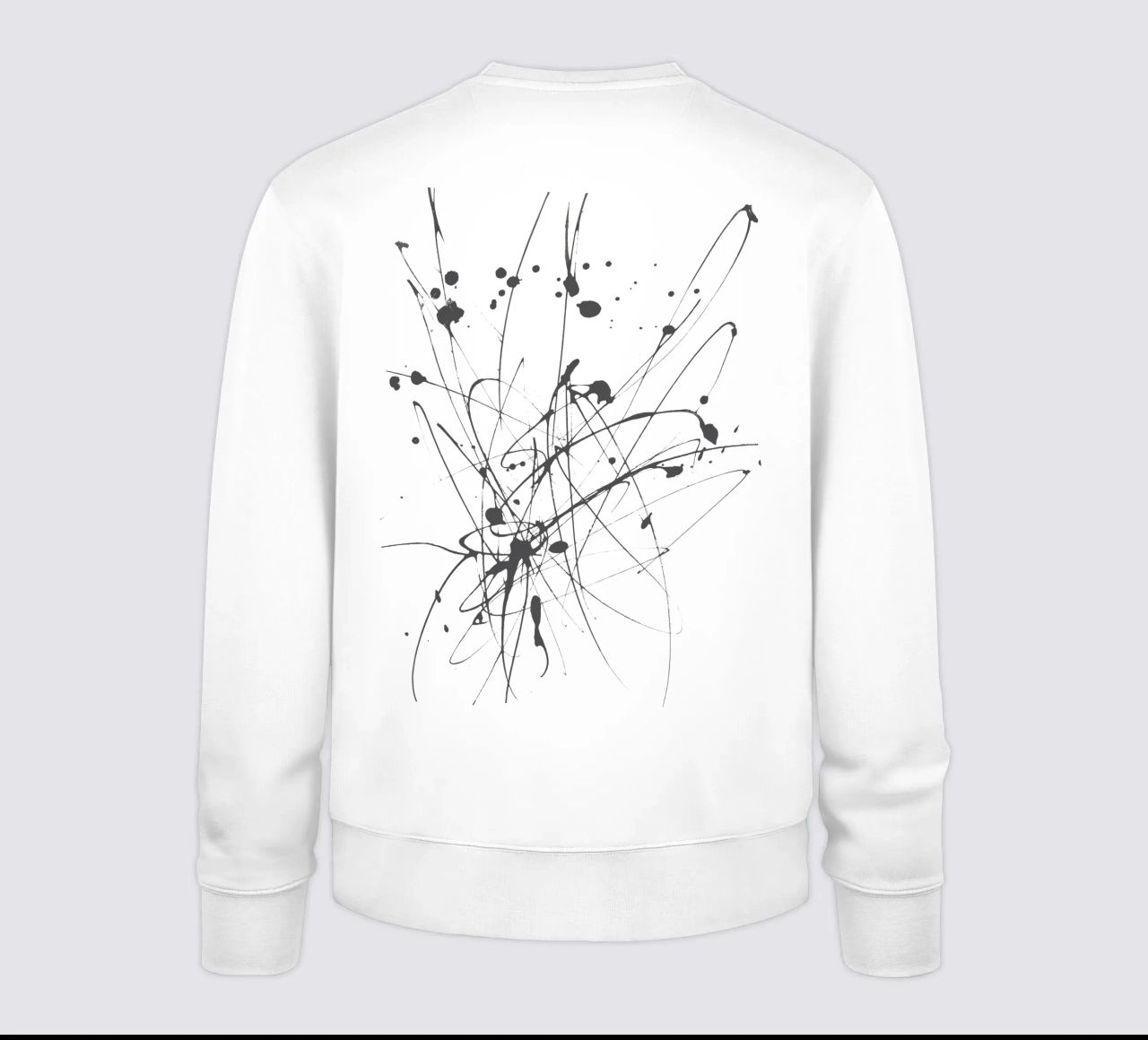 Creatività esplosiva - Composizione astratta di linee felpa da Kunst und Kontrast