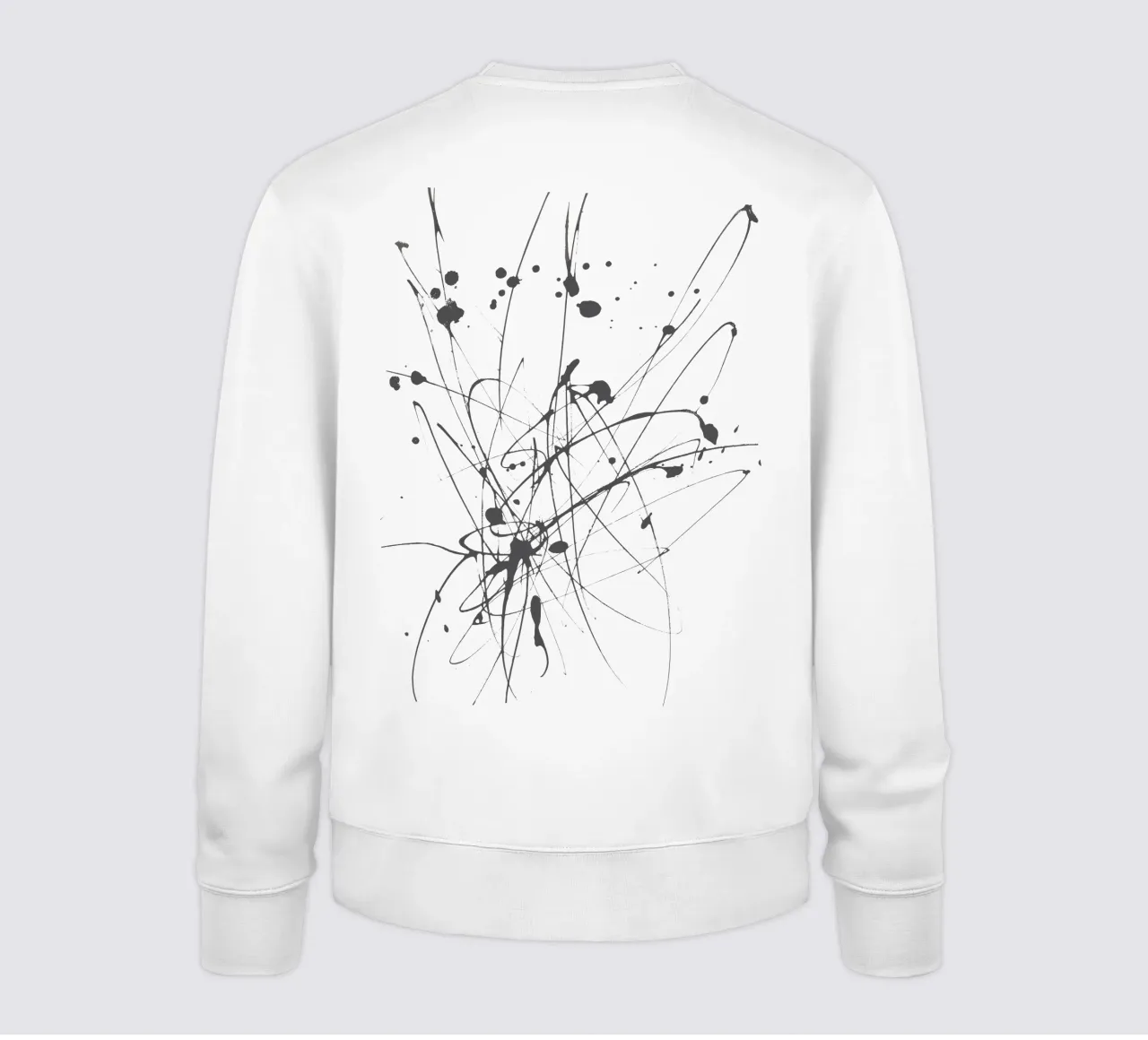 Creatività esplosiva - Composizione astratta di linee felpa da Kunst und Kontrast