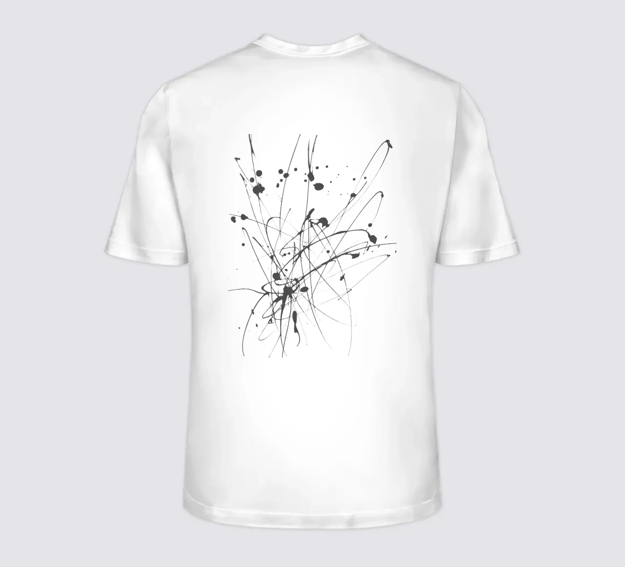 Creatività esplosiva - Composizione astratta di linee t-shirt da Kunst und Kontrast