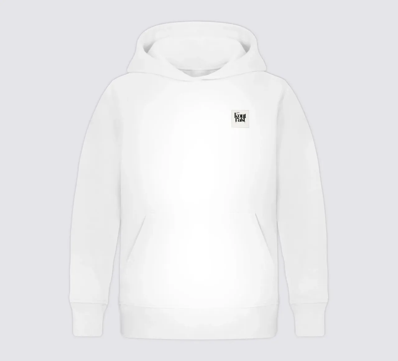 Creatividad explosiva - Composición lineal abstracta sudadera con capucha para niño de Kunst und Kontrast