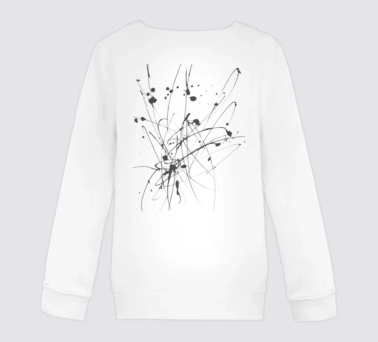 Creatività esplosiva - Composizione astratta di linee felpa bambino da Kunst und Kontrast