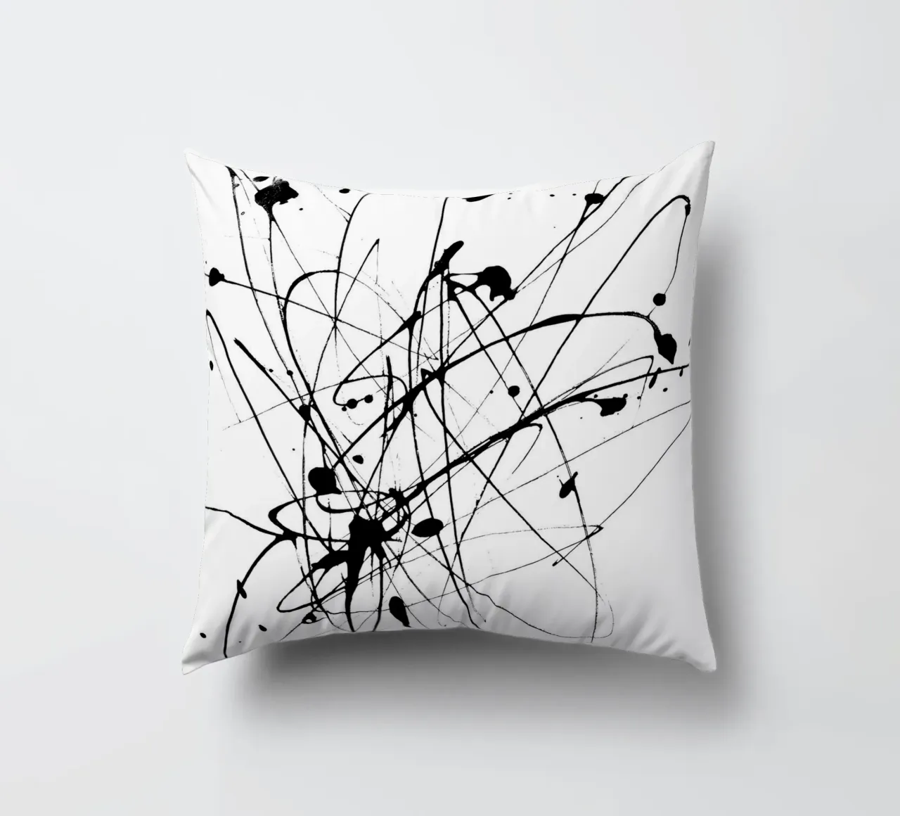 Creatività esplosiva - Composizione astratta di linee cuscino da Kunst und Kontrast