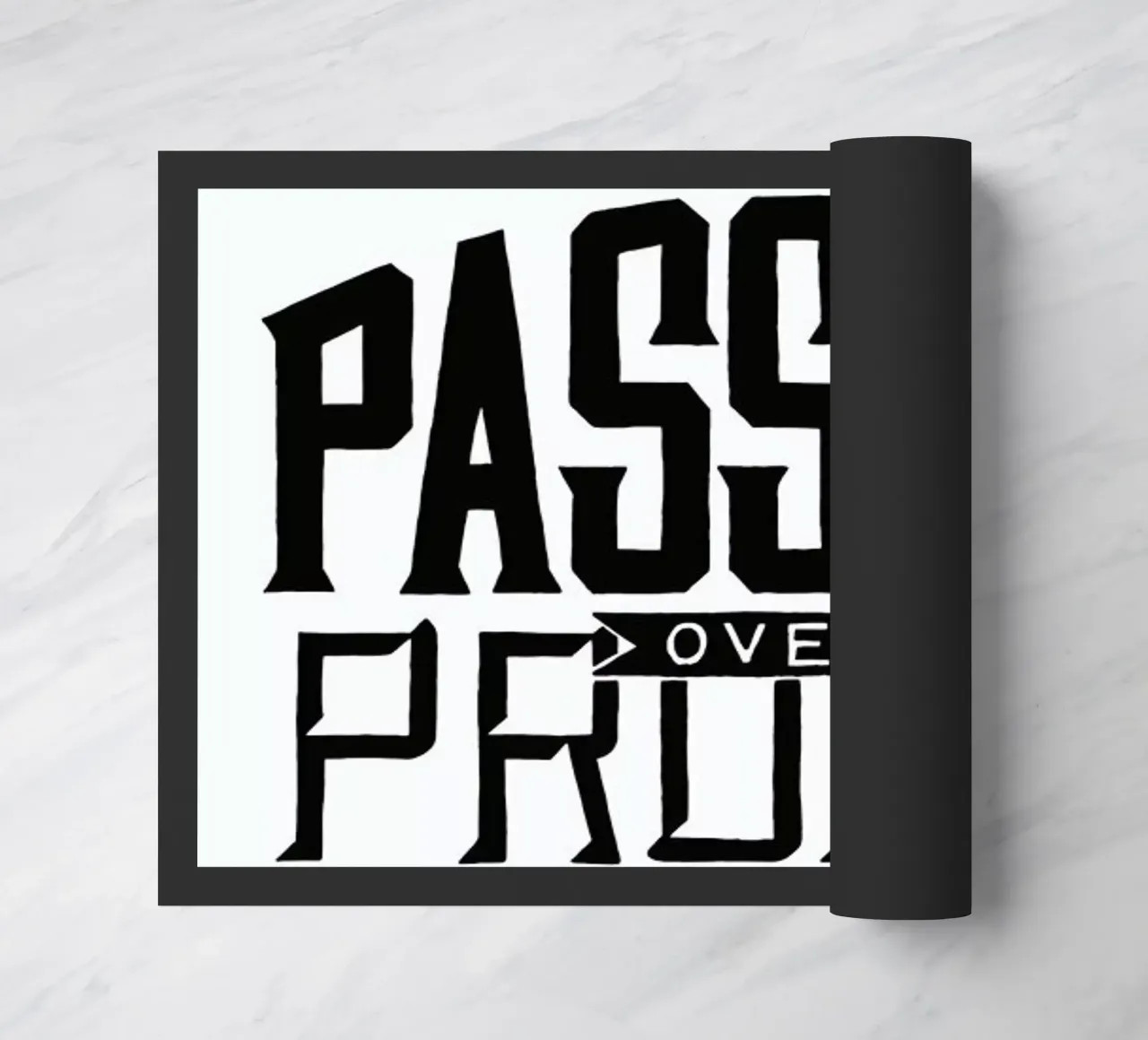 Passion Over Profit doormat by JONATTEND