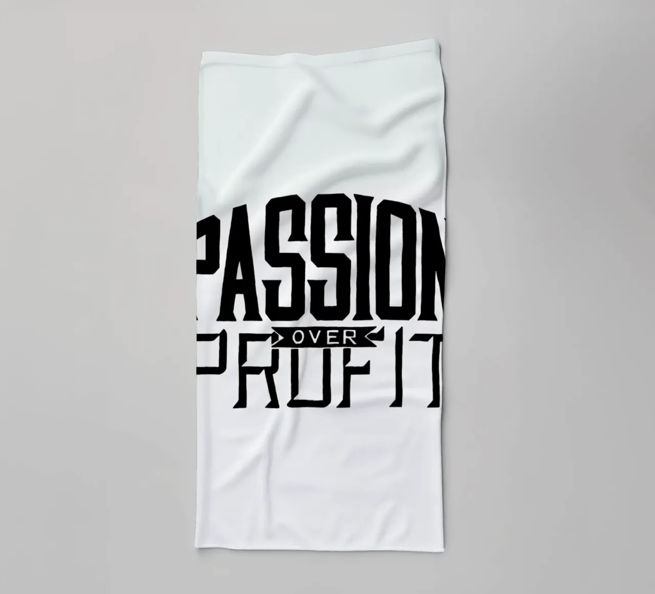 Passion Over Profit towel by JONATTEND
