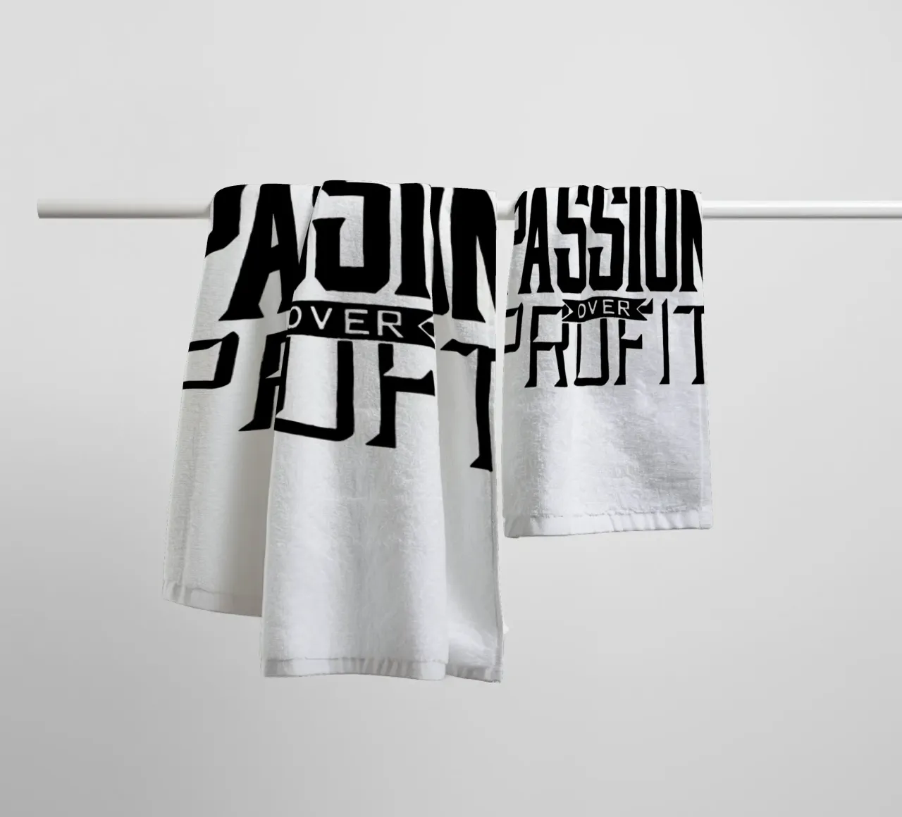 Passion Over Profit towel by JONATTEND