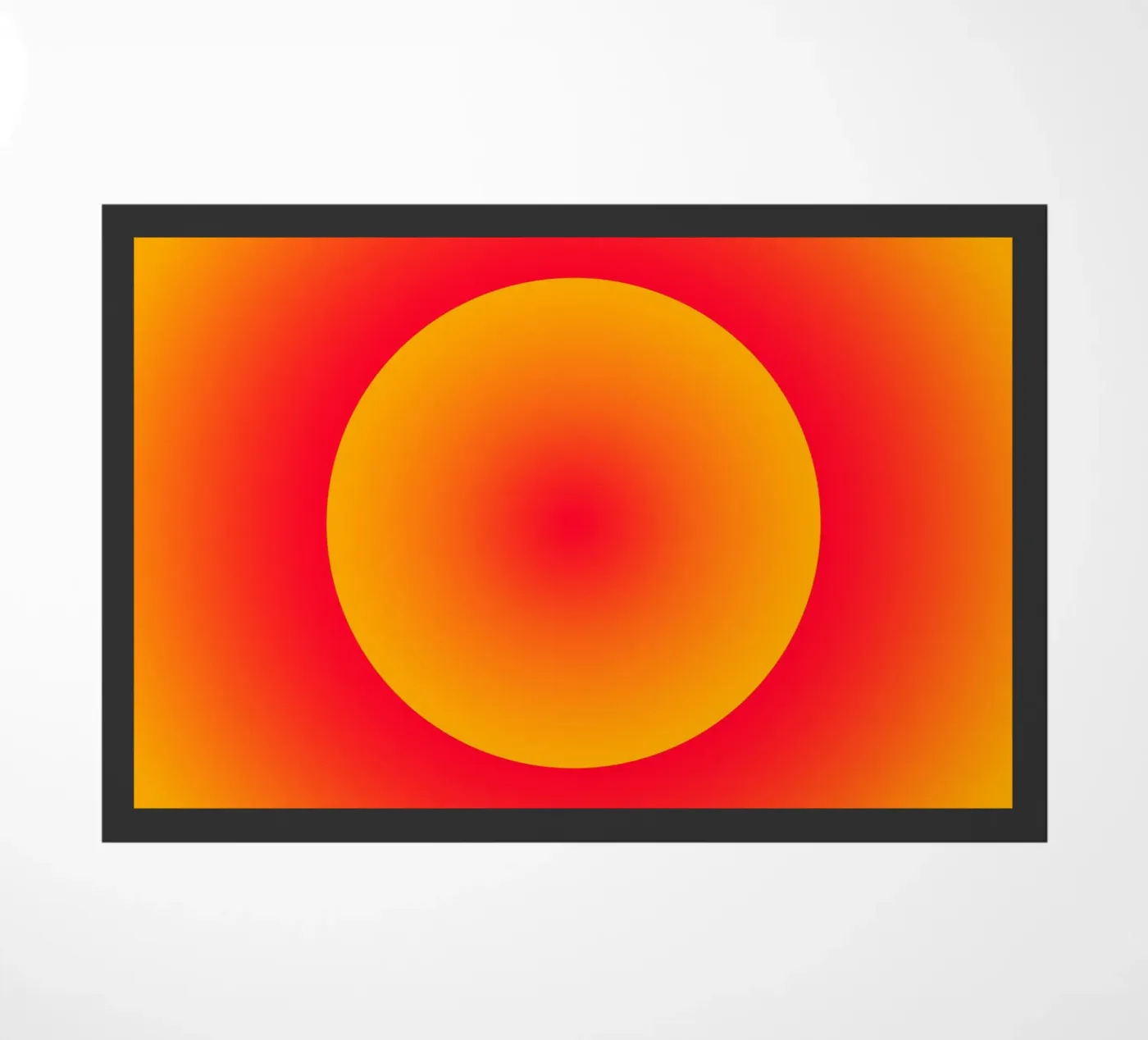 sunburst glow doormat by lookingforsunrays