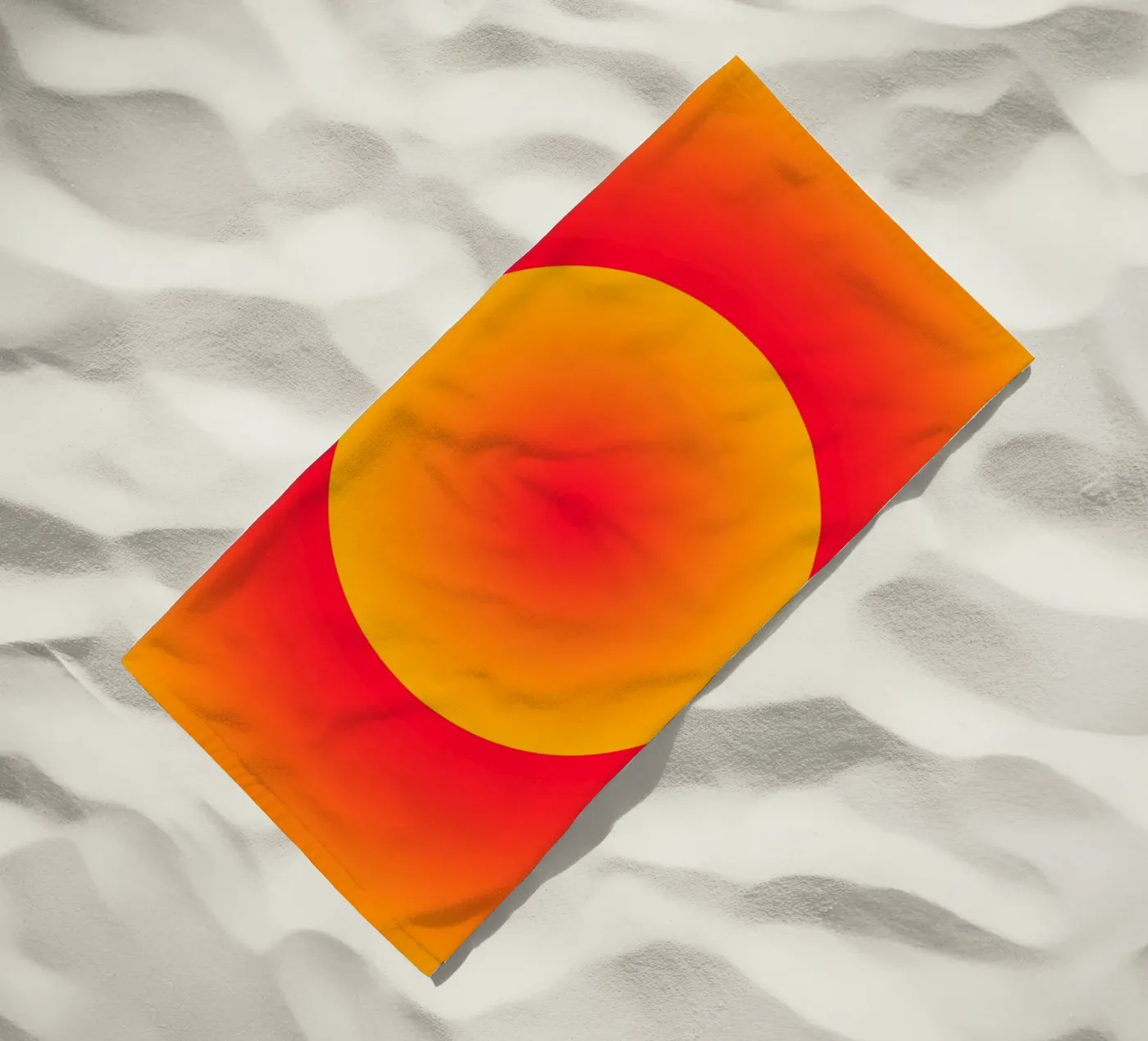 sunburst glow beach towel by lookingforsunrays