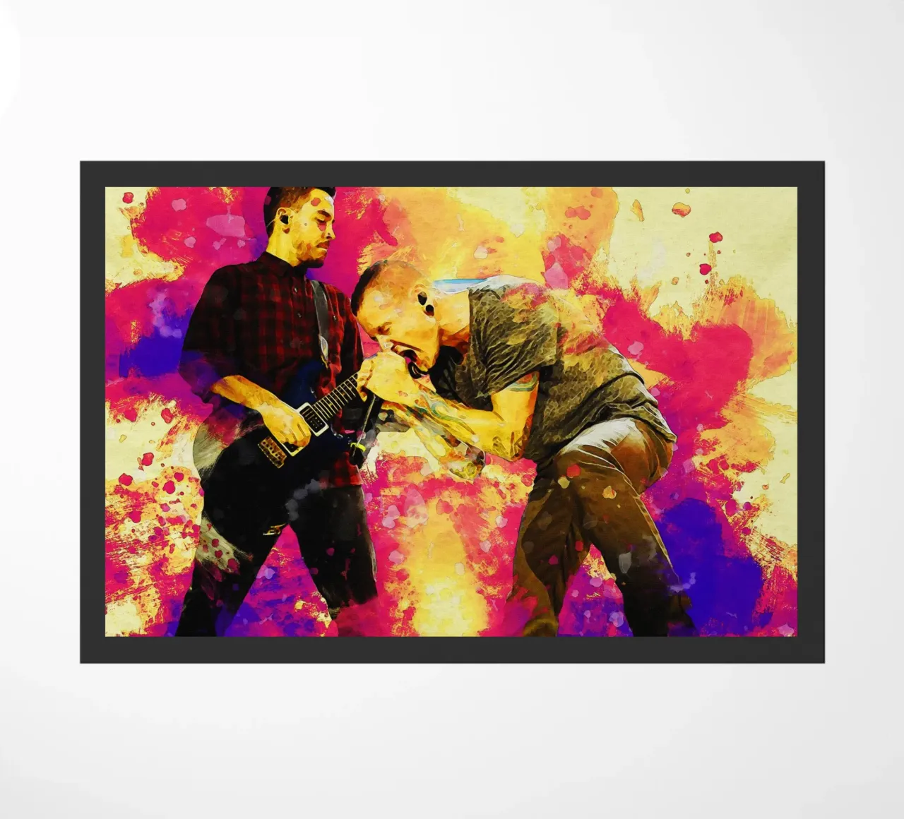Smudge Mike Shinoda e Chester Bennington zerbino da Gunawan Rb