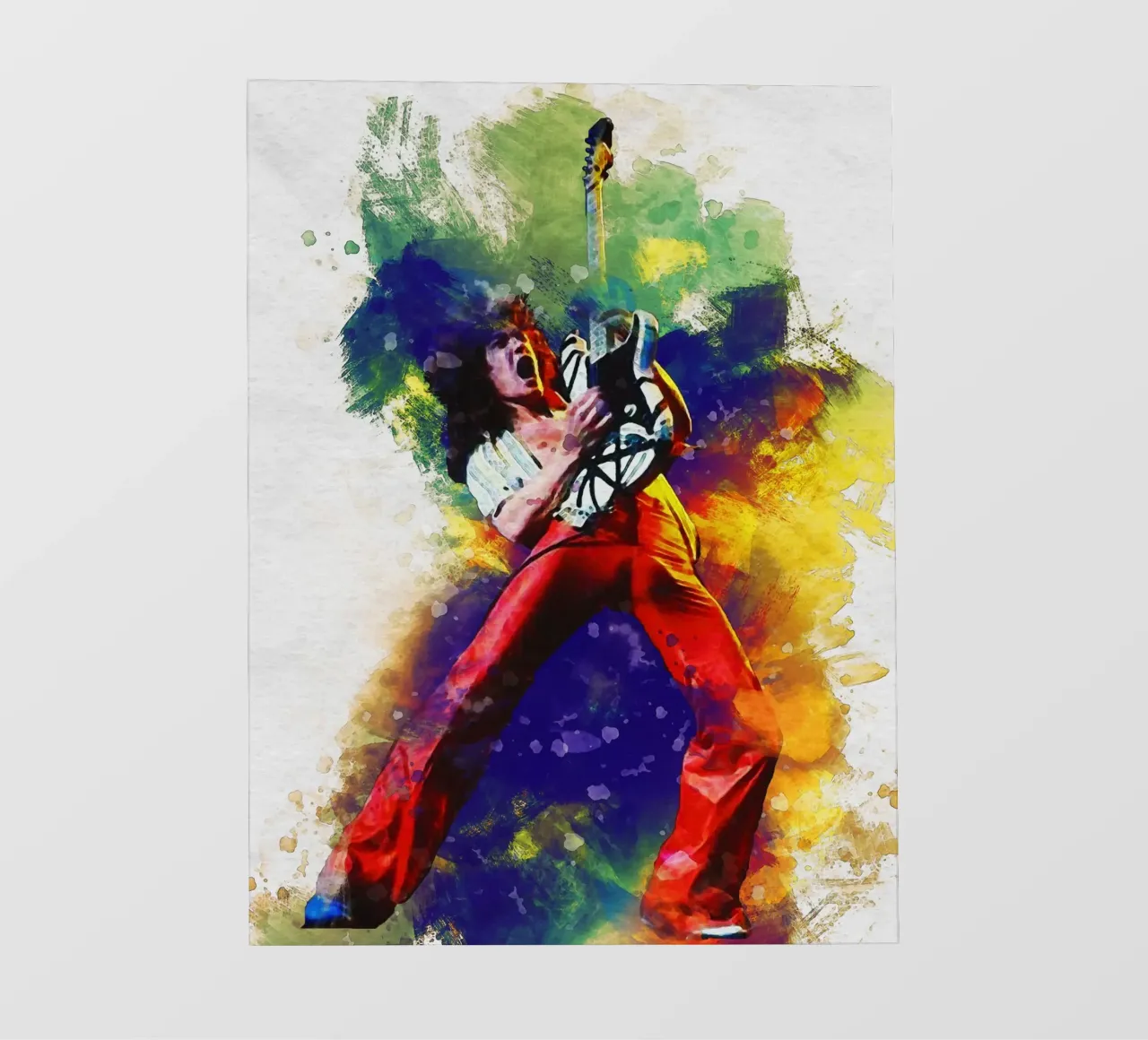 Sbaffo di Eddie Van Halen telo in pvc da Gunawan Rb