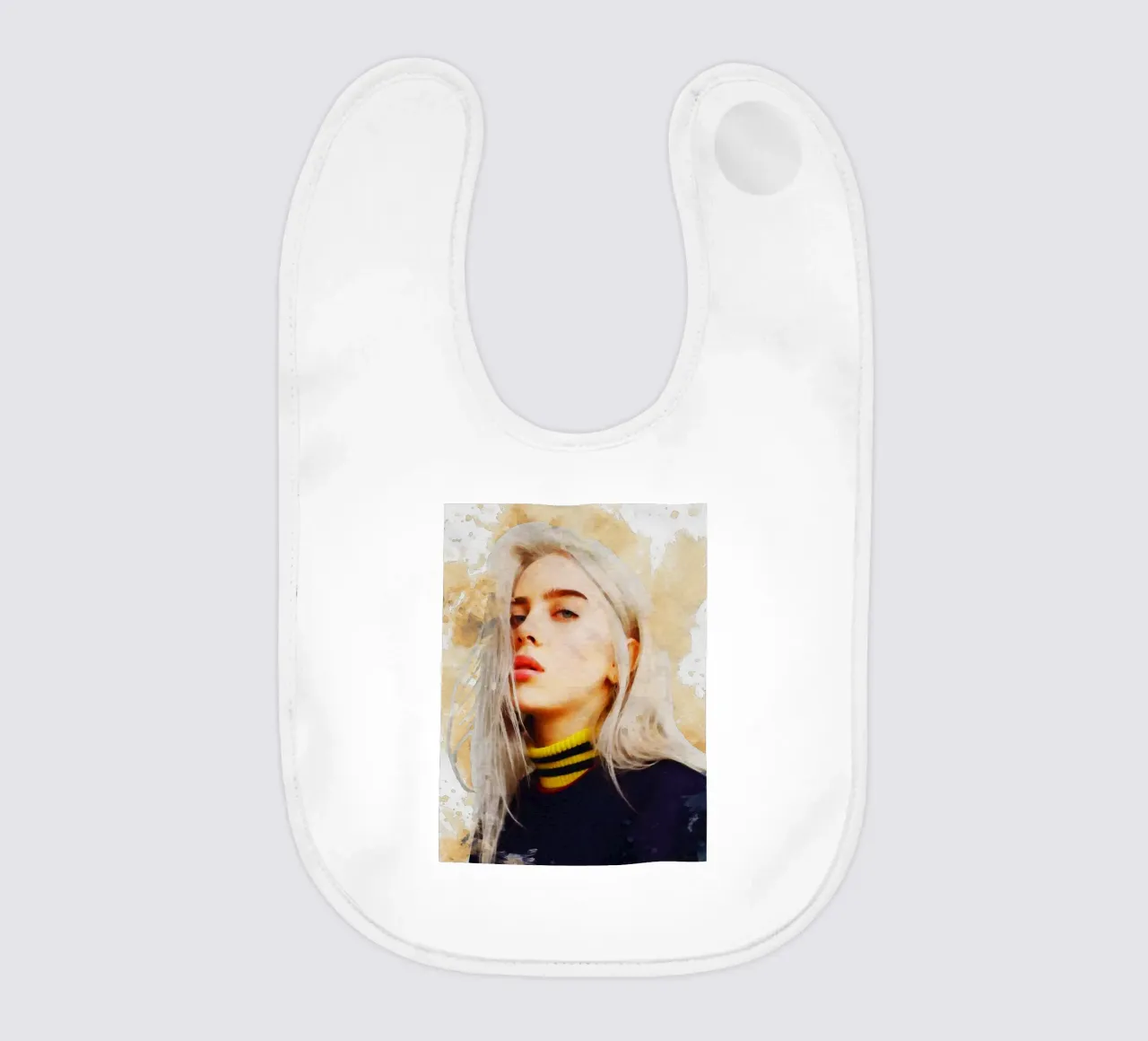 Smudge Ritratto Billie Eilish bavaglino da Gunawan Rb