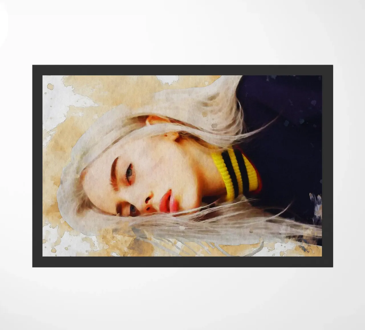 Smudge Ritratto Billie Eilish zerbino da Gunawan Rb