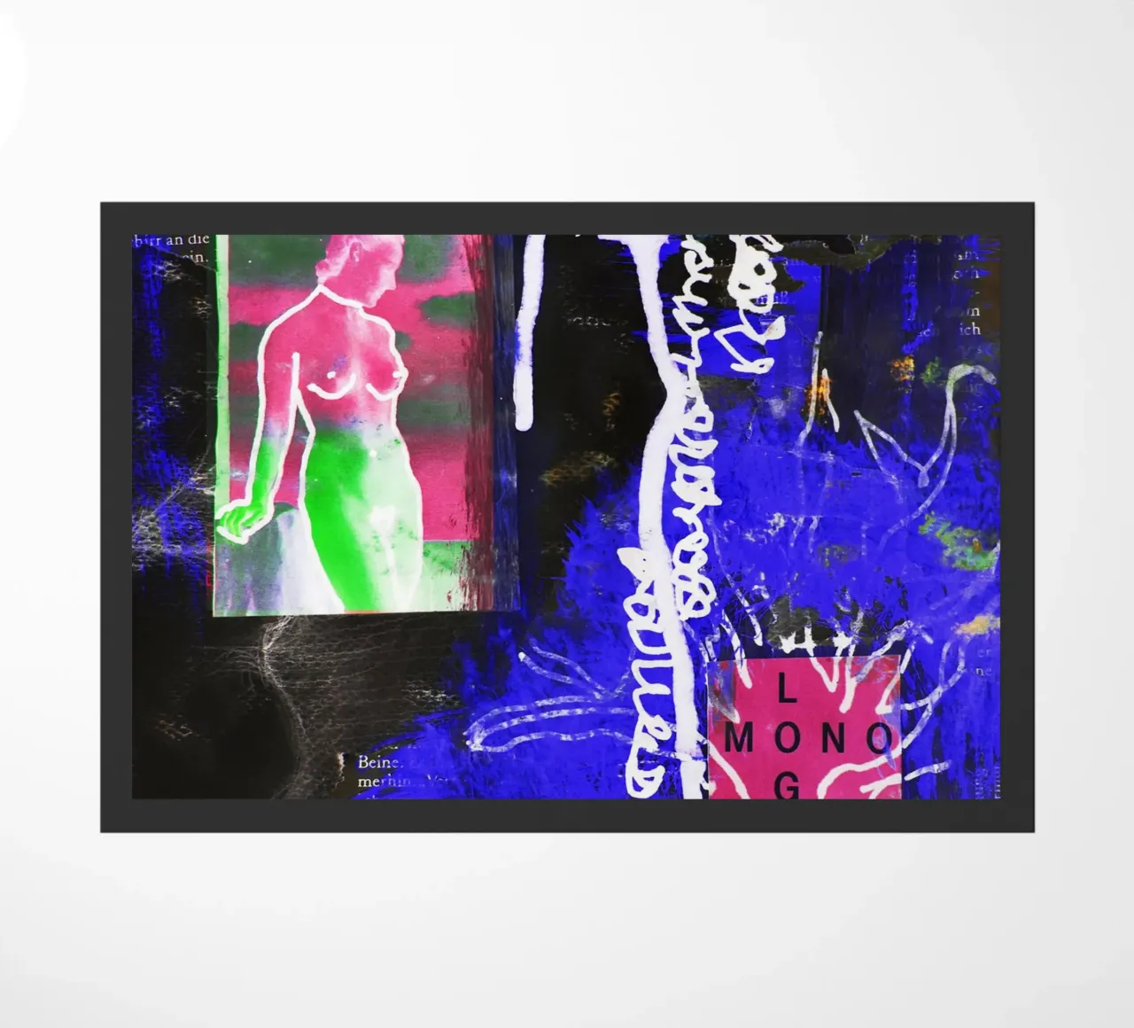 Monologue doormat by Hey Vincent