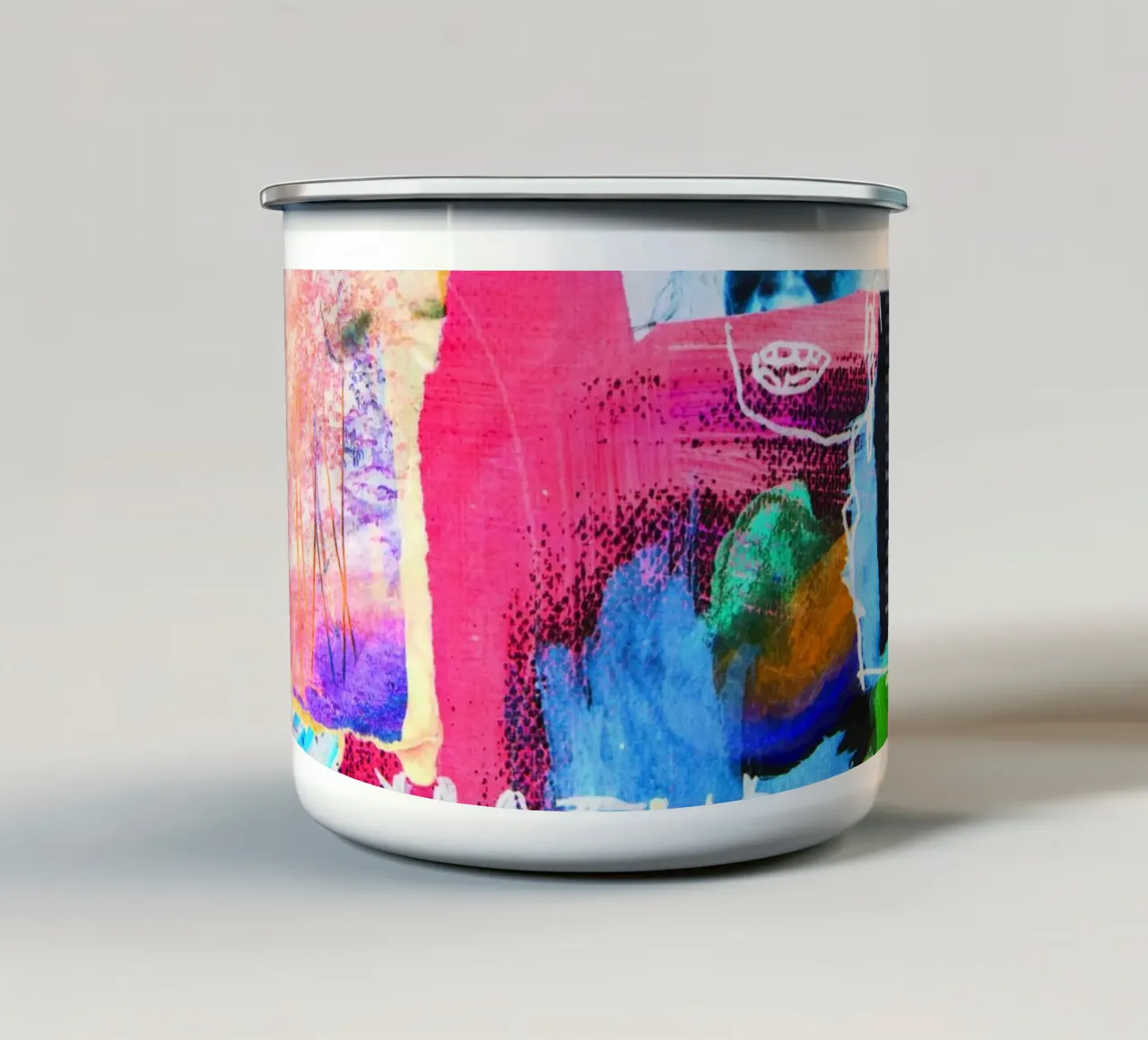 Natur des Menschen tazza in smalto da Hey Vincent