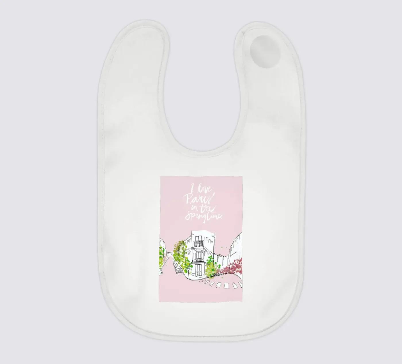 Spring Time baby slabbetje van Waltraud Rieken