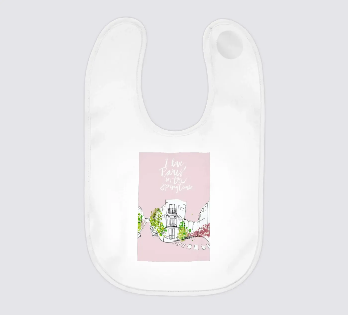 Spring Time baby slabbetje van Waltraud Rieken