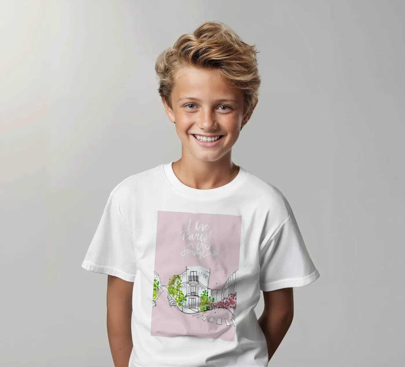 Spring Time Kinder T-Shirt von Waltraud Rieken