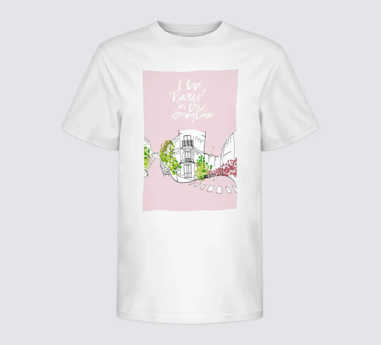 Spring Time kinder t-shirt van Waltraud Rieken