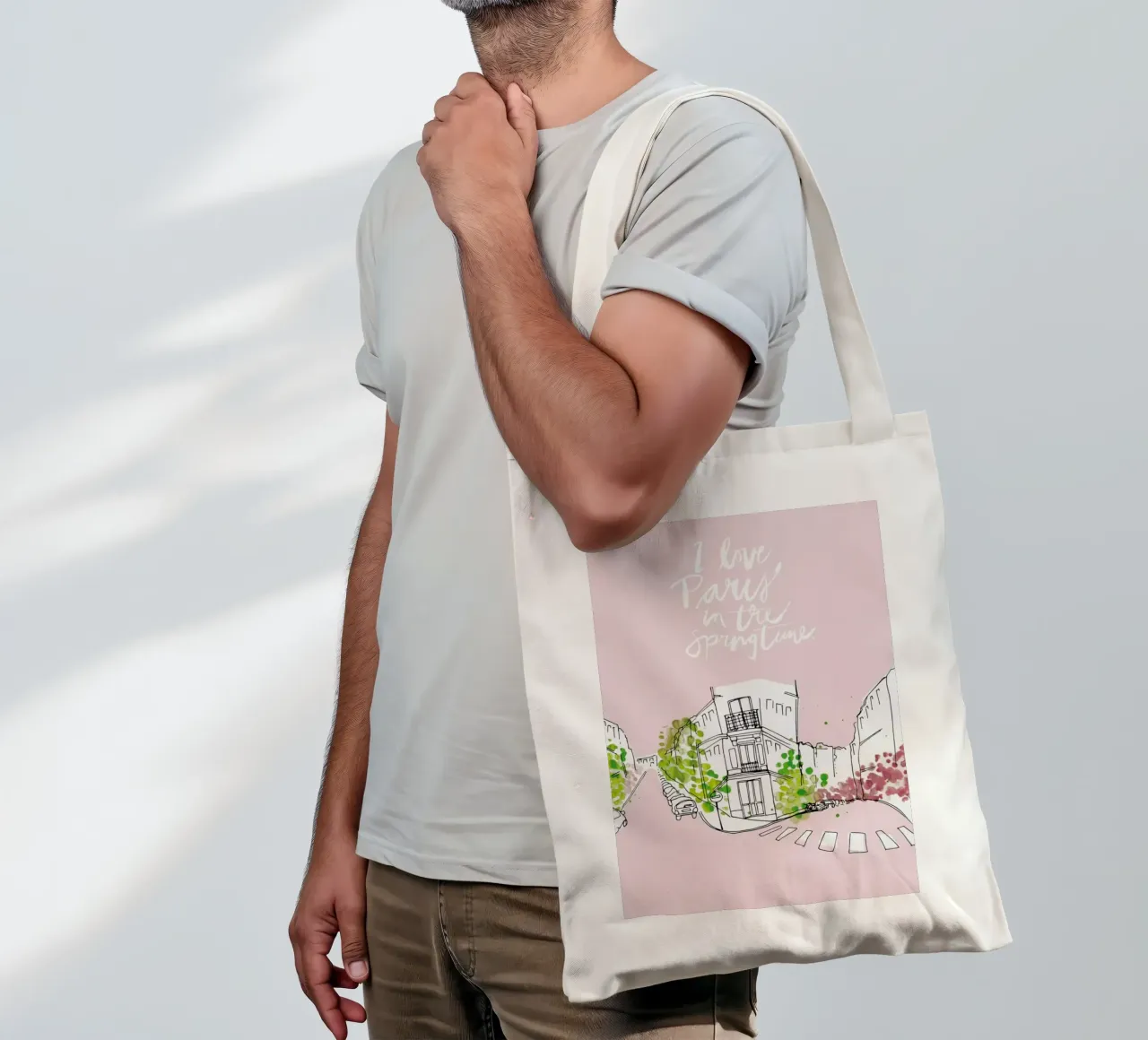 Spring Time borsa in juta da Waltraud Rieken