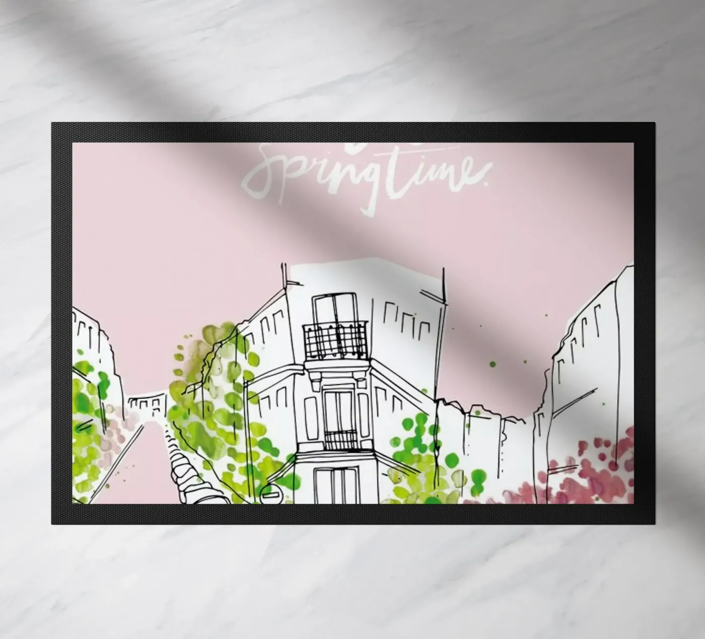 Spring Time deurmat van Waltraud Rieken