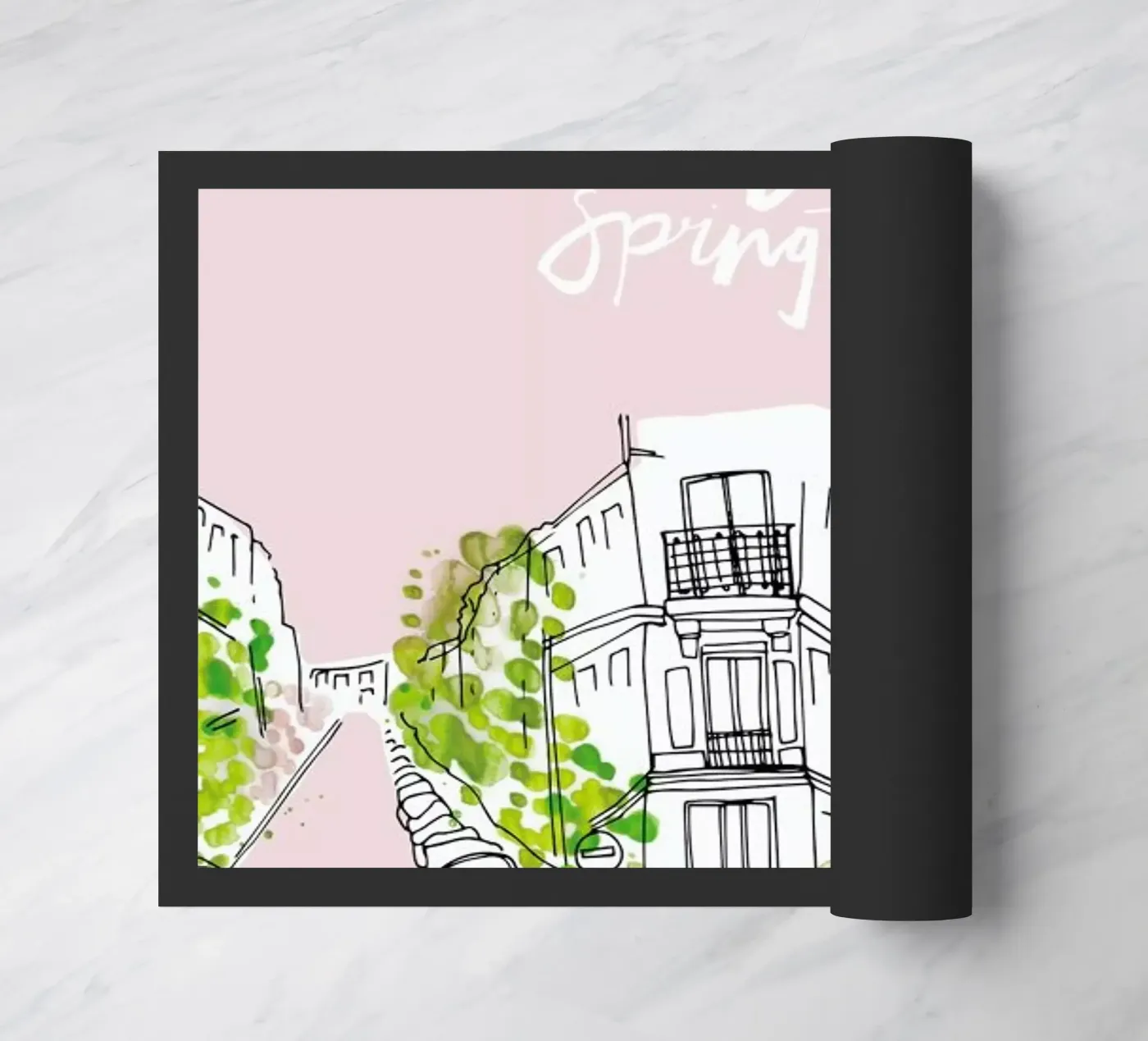 Spring Time deurmat van Waltraud Rieken