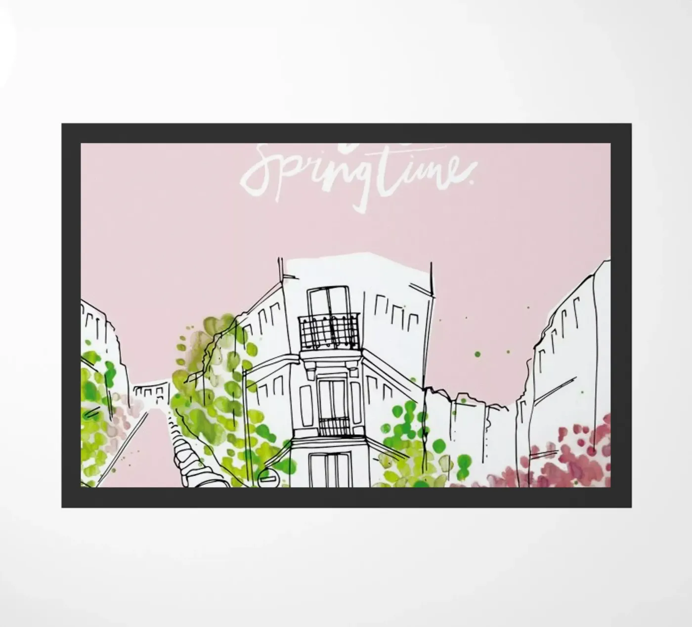 Spring Time deurmat van Waltraud Rieken