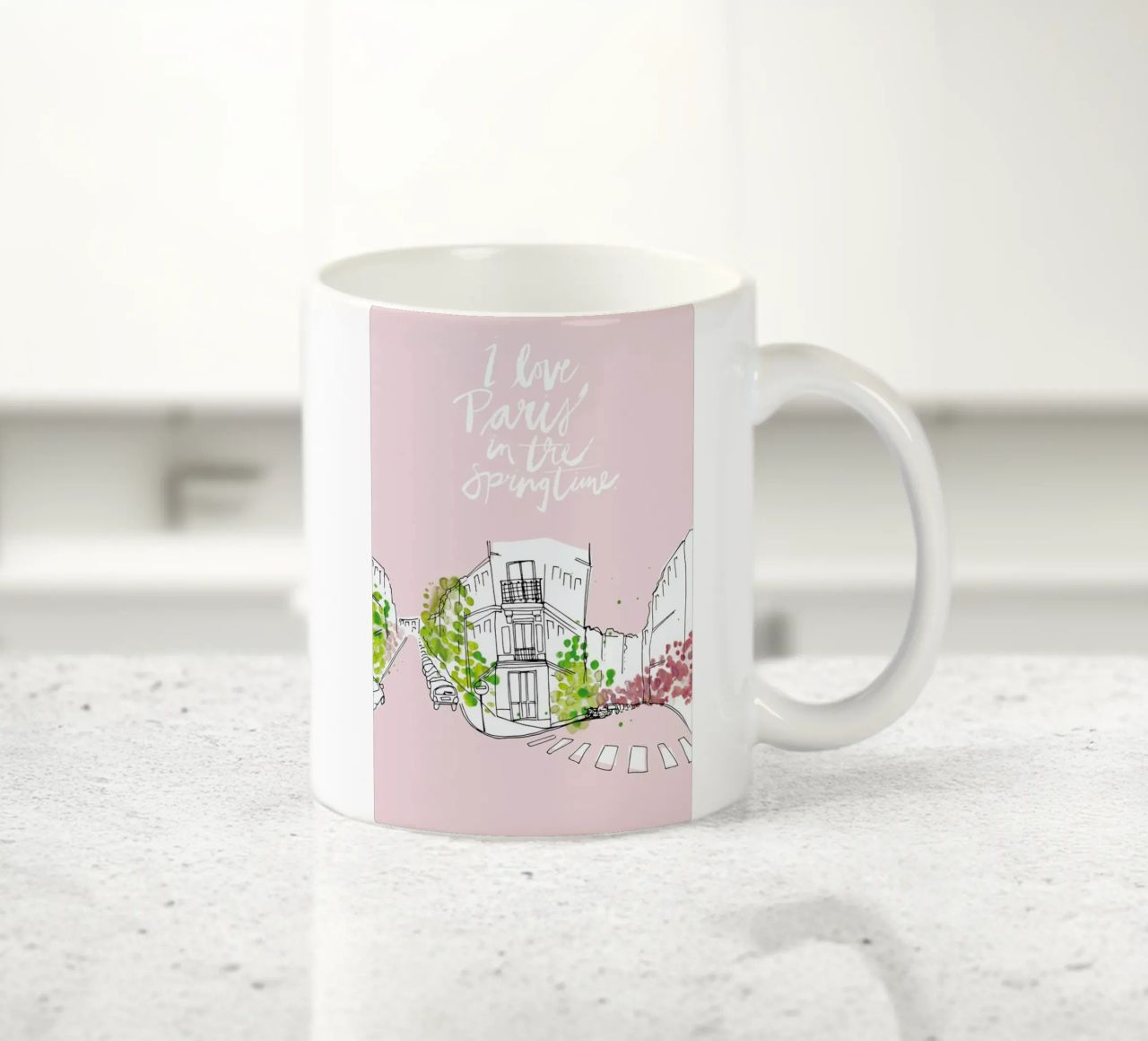 Spring Time tazza in ceramica da Waltraud Rieken