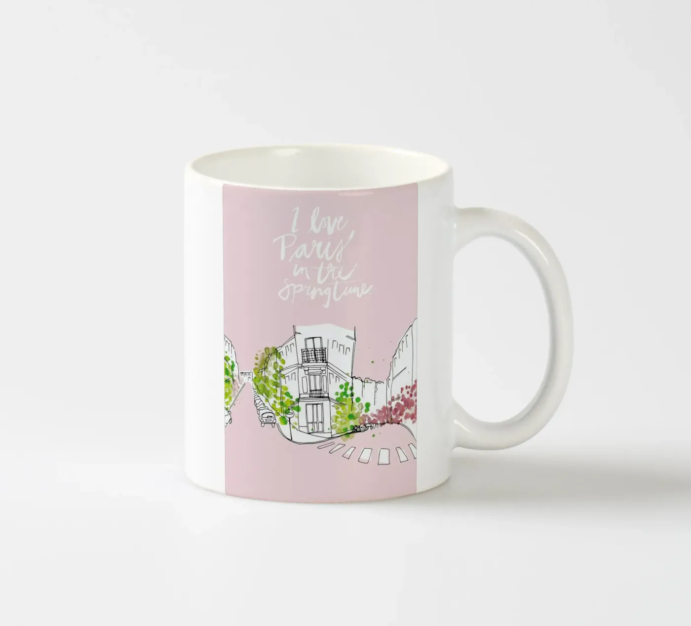Spring Time ceramic mug by Waltraud Rieken