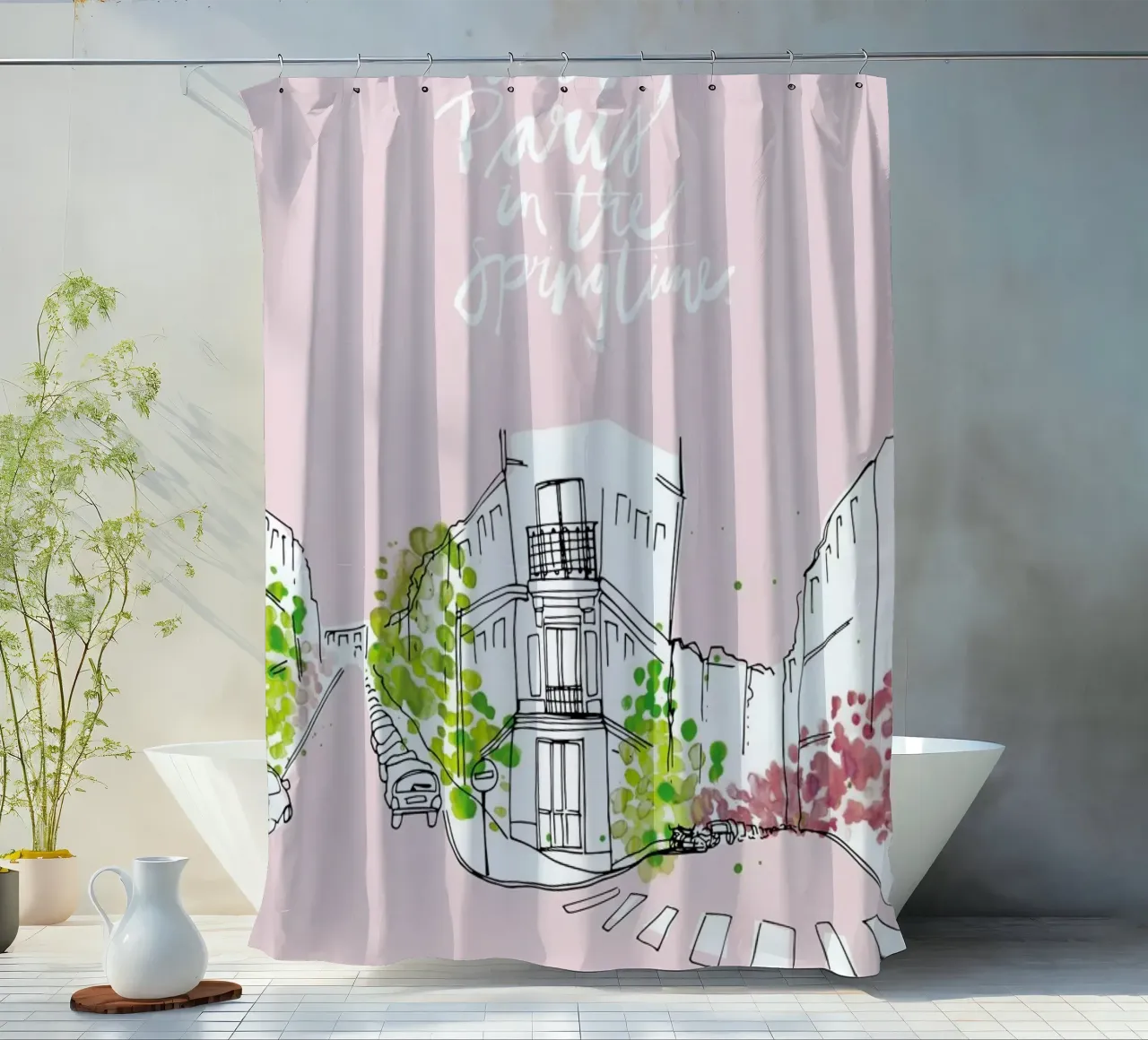 Spring Time Duschvorhang von Waltraud Rieken