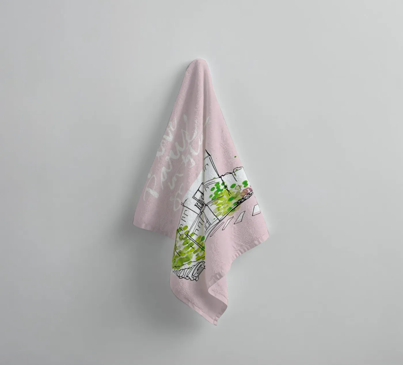 Spring Time badhanddoek van Waltraud Rieken