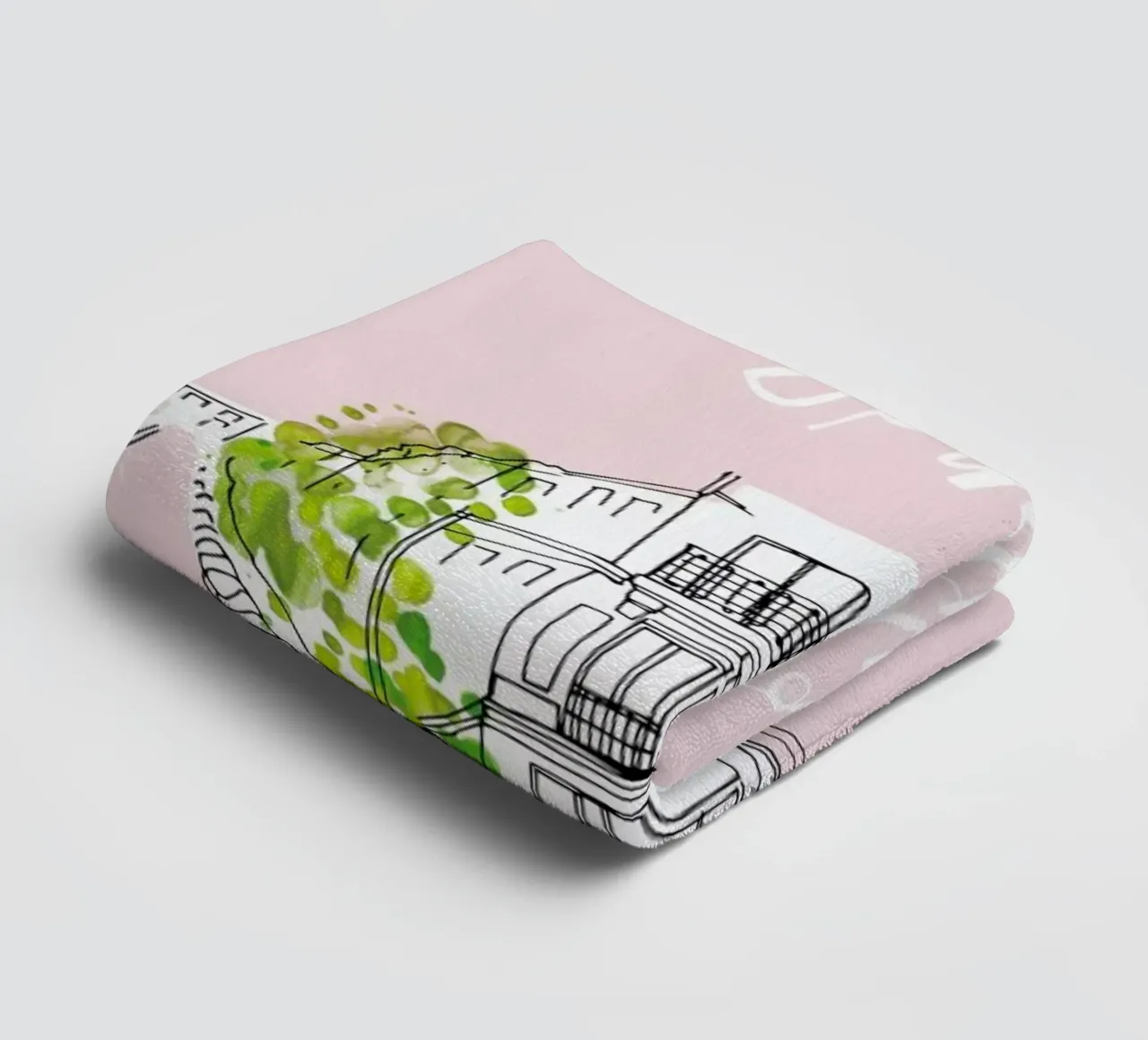 Spring Time badhanddoek van Waltraud Rieken