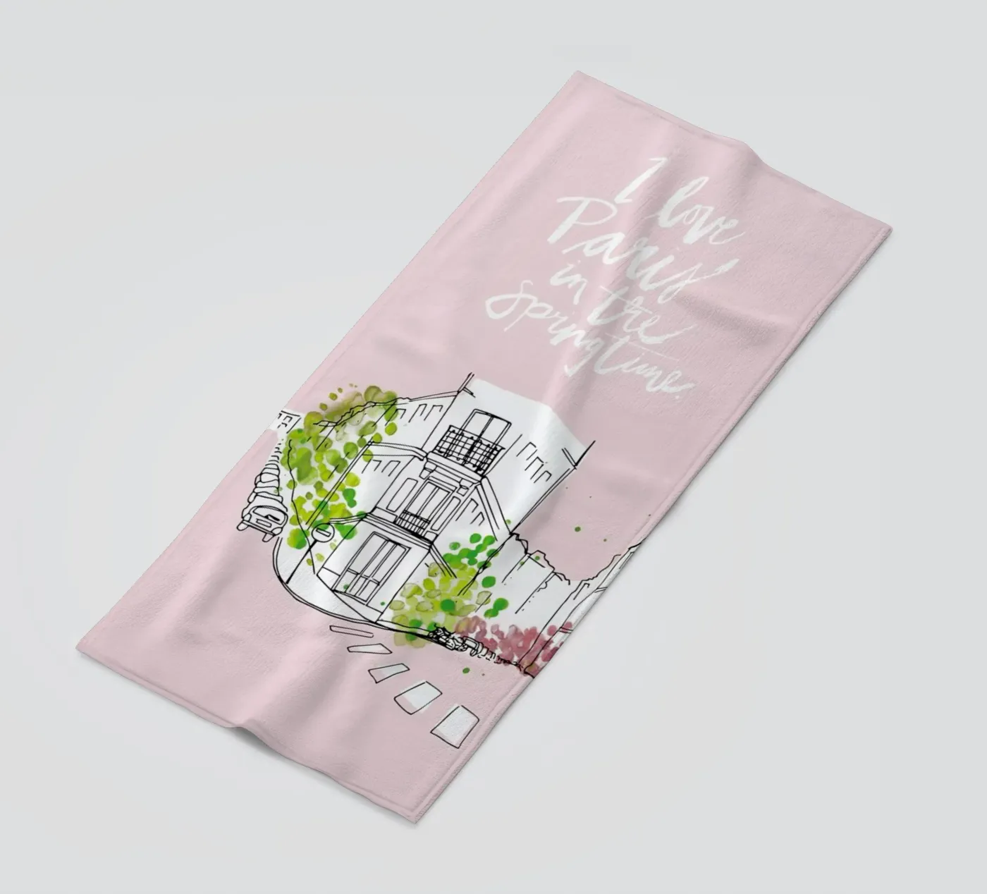 Spring Time beach towel by Waltraud Rieken