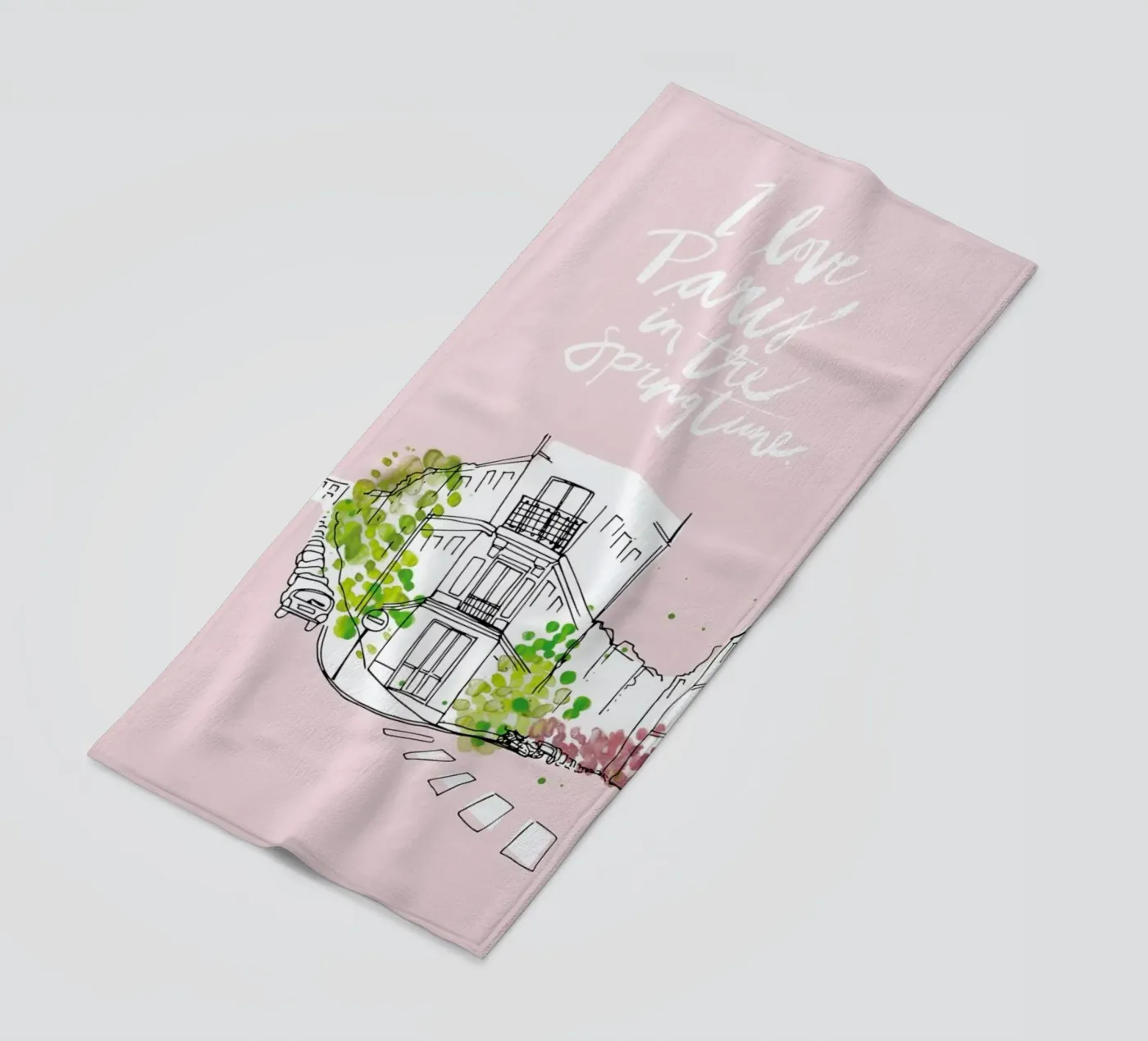 Spring Time strandhanddoek van Waltraud Rieken