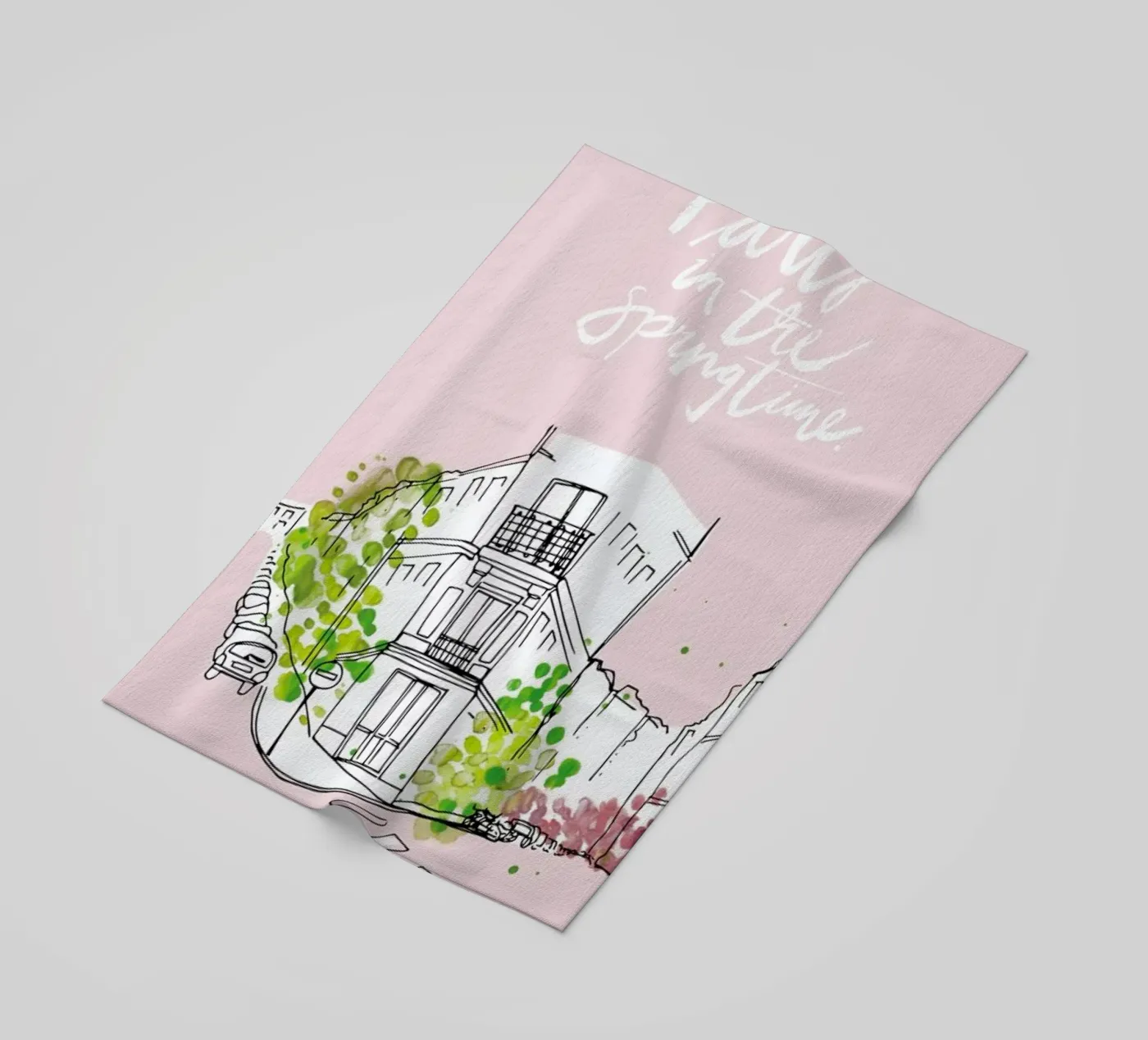 Spring Time strandhanddoek van Waltraud Rieken