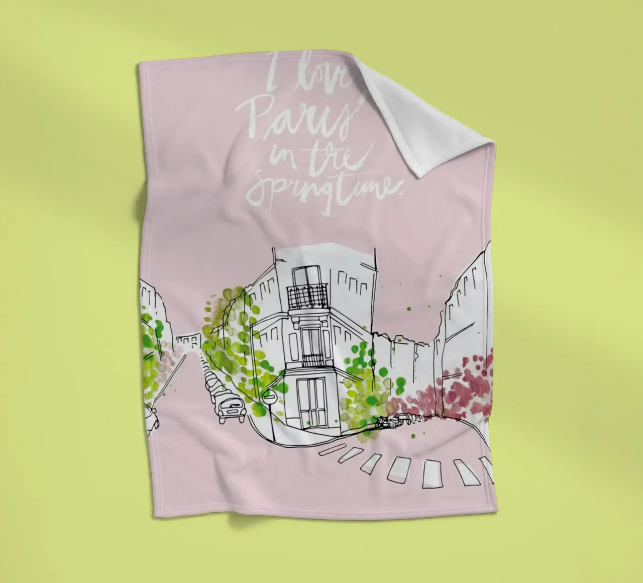 Spring Time coperta in pile da Waltraud Rieken