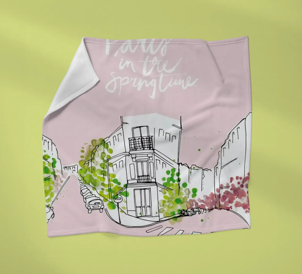 Spring Time coperta in pile da Waltraud Rieken