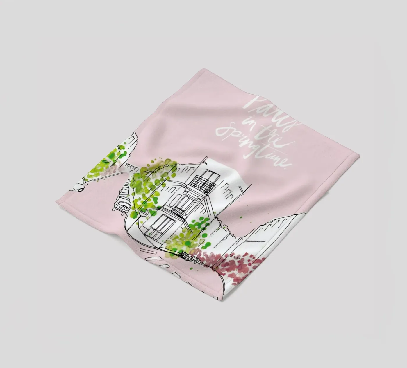 Spring Time Fleecedecke von Waltraud Rieken