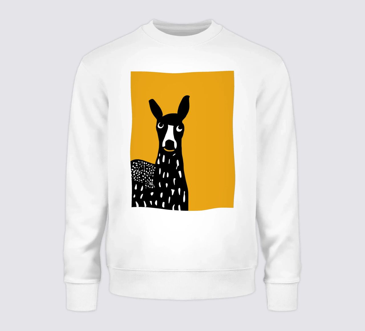 Yellow Lama felpa da Hey Vincent