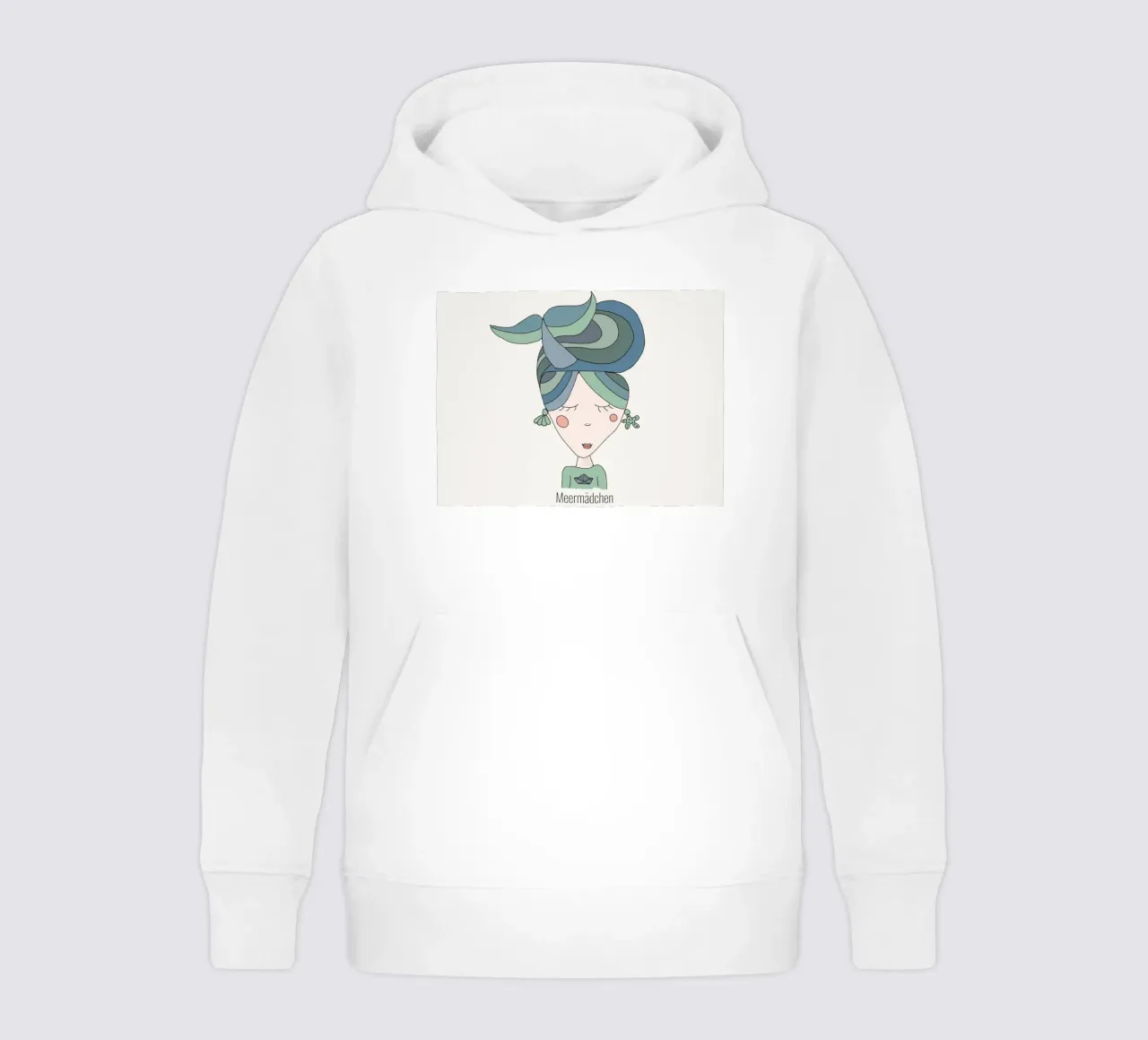 Ragazza di mare felpa bambino con cappuccio da littlereminder