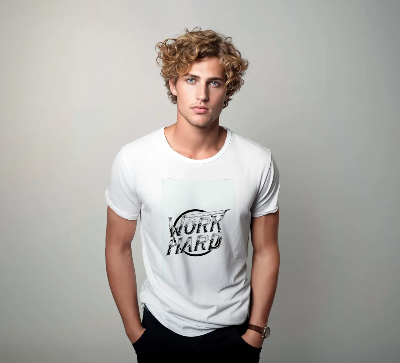 Work Hard t-shirt da JONATTEND